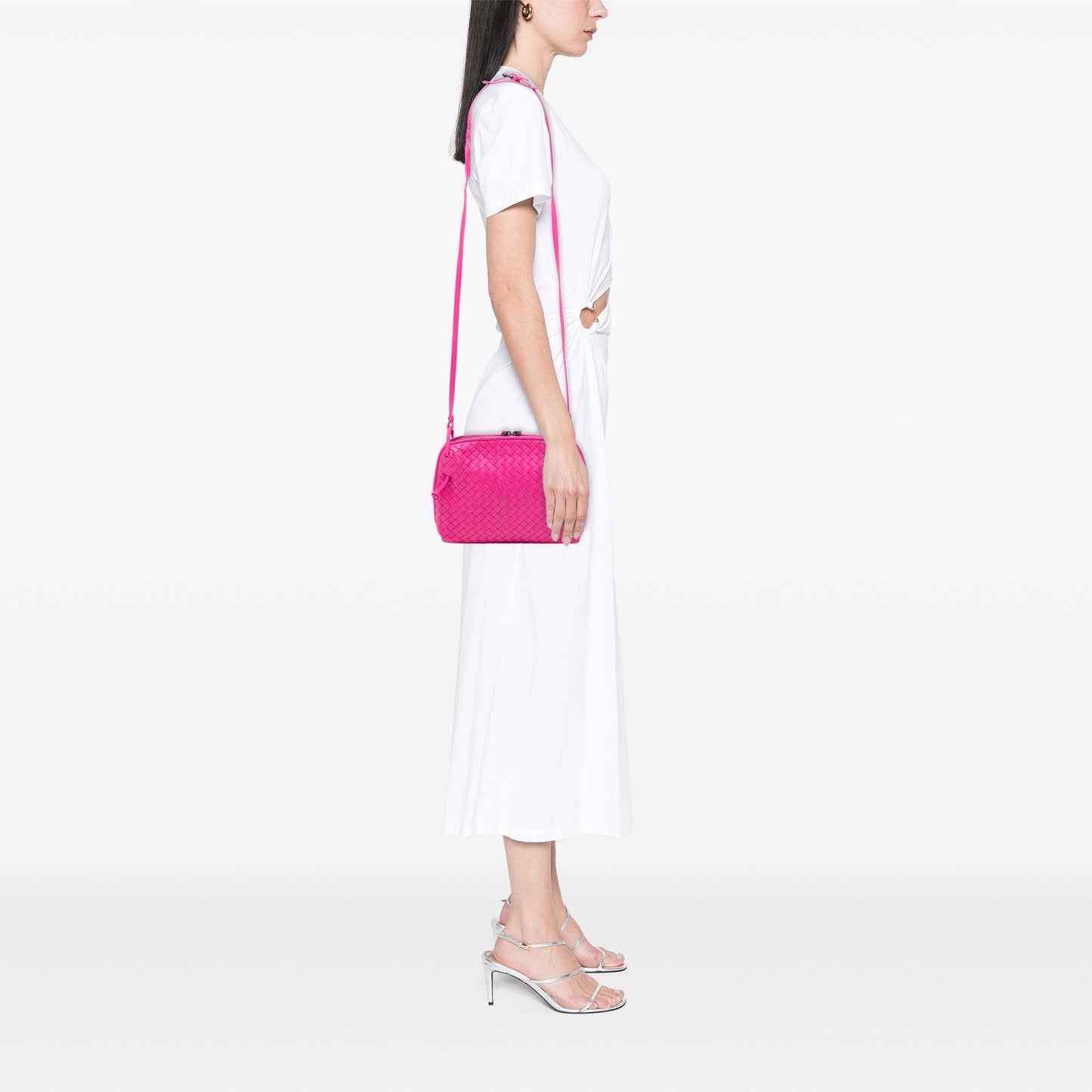 Mini Nappa Intrecciato Nodini Crossbody