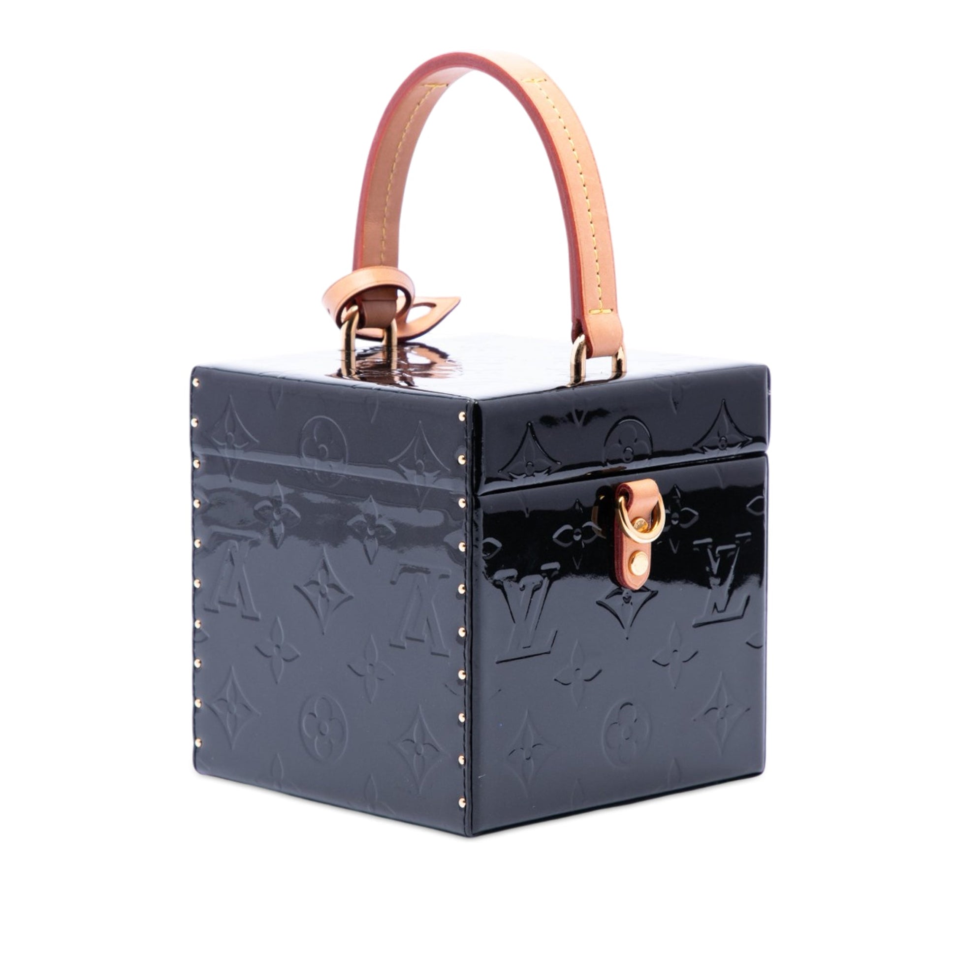 Louis Vuitton Monogram Vernis Bleecker Box Vanity Bag