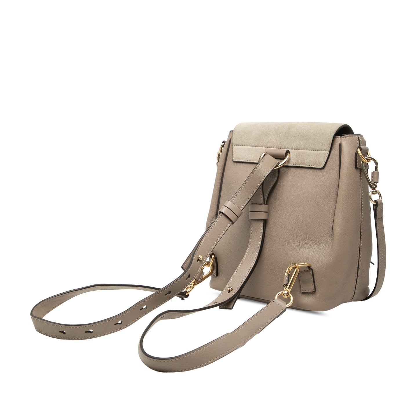 Chloé Small Calfskin and Suede Faye Backpack
