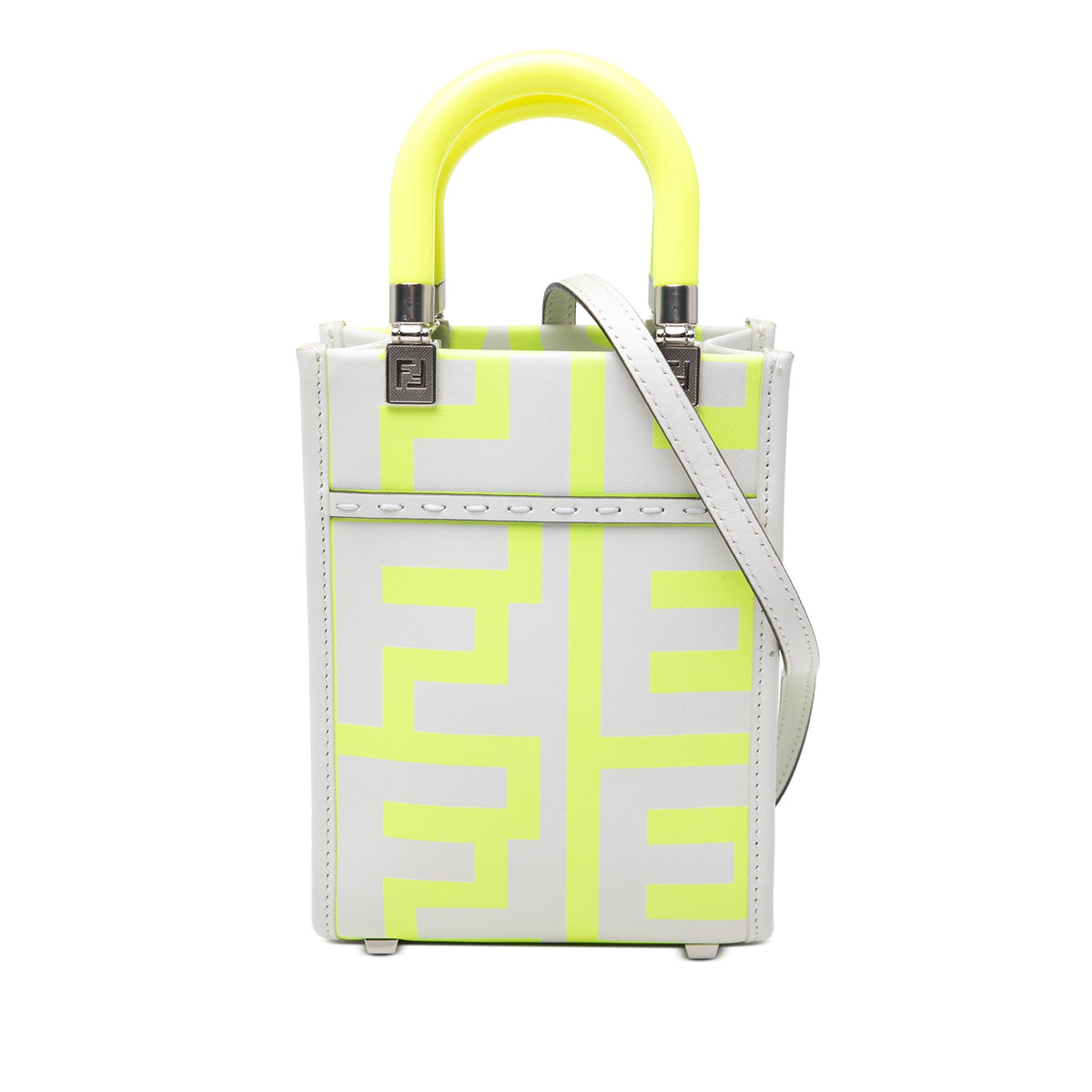 Fendi Marc Jacobs Mini Leather Sunshine Shopper Tote