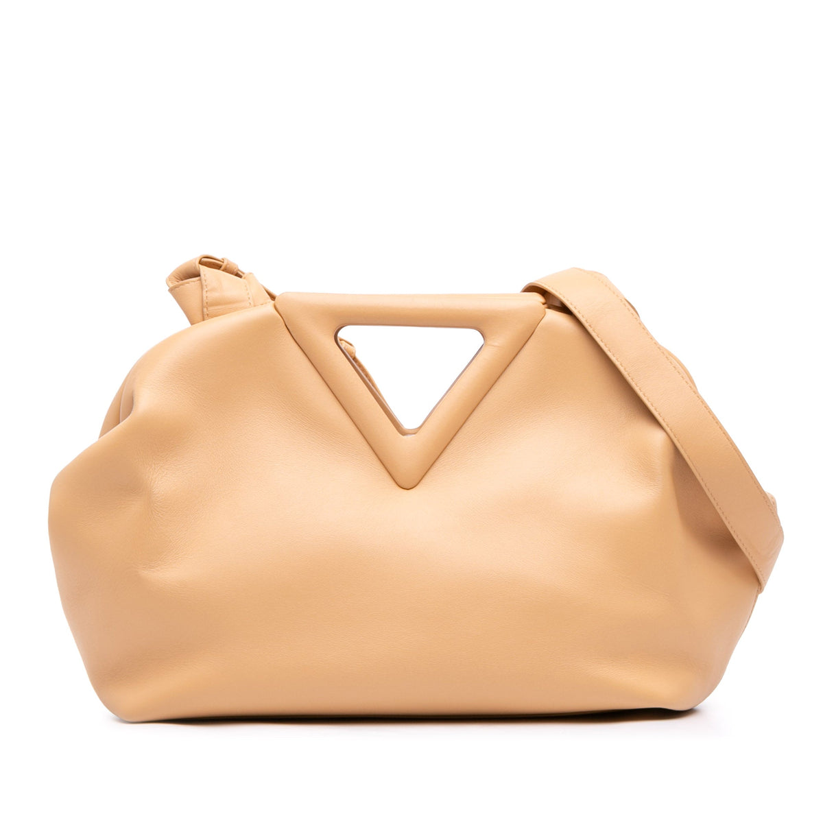Bottega Veneta Medium Leather The Point Triangle Satchel