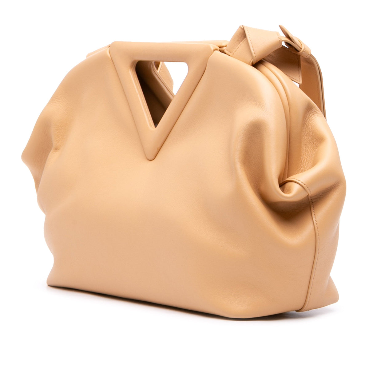 Bottega Veneta Medium Leather The Point Triangle Satchel