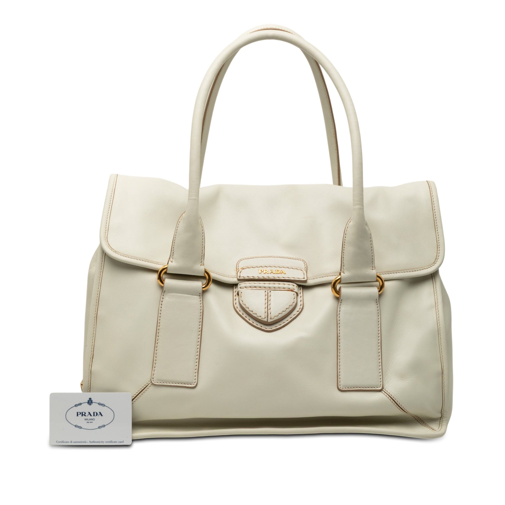 Prada City Calf Handbag