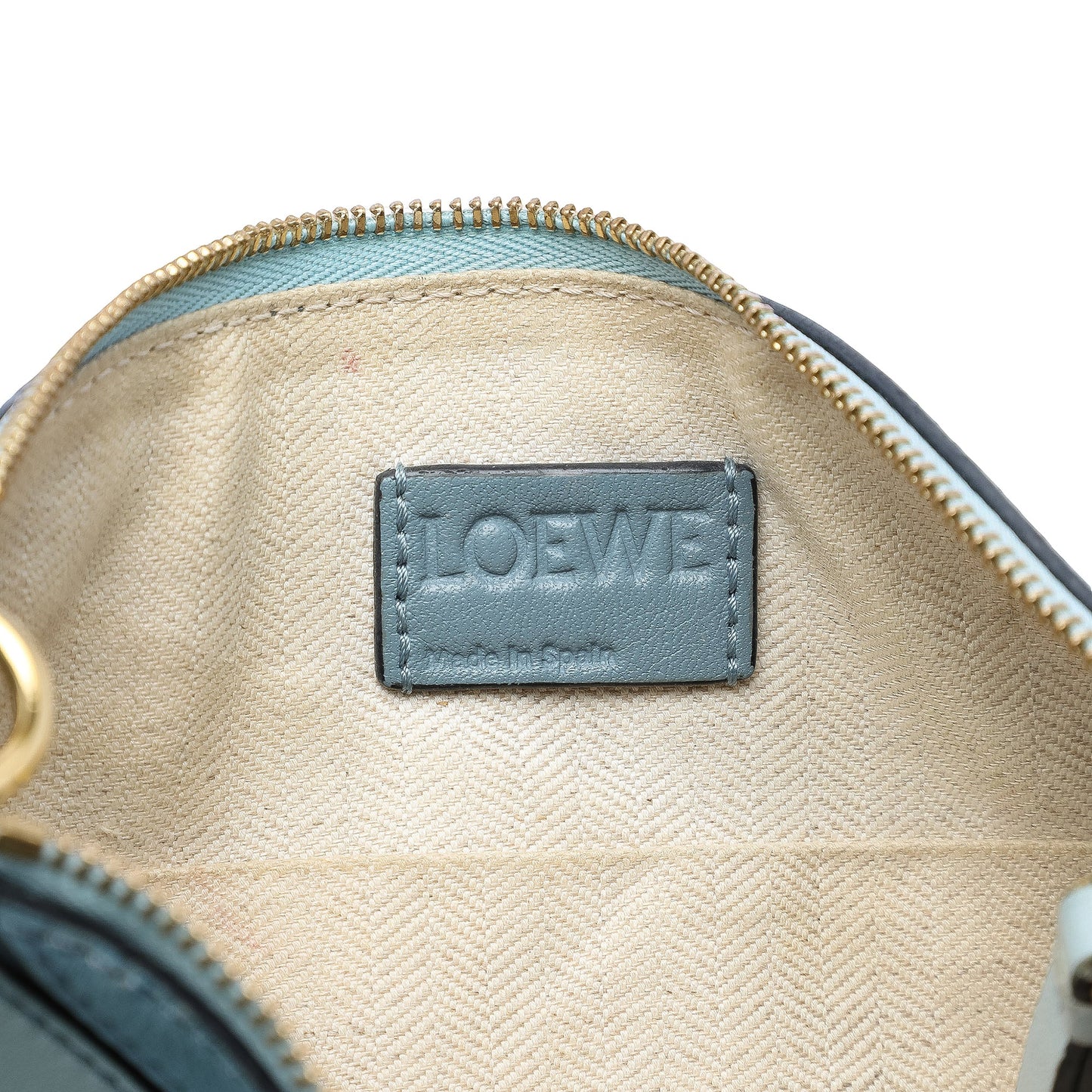LOEWE Mini Tricolor Calfskin Puzzle Crossbody