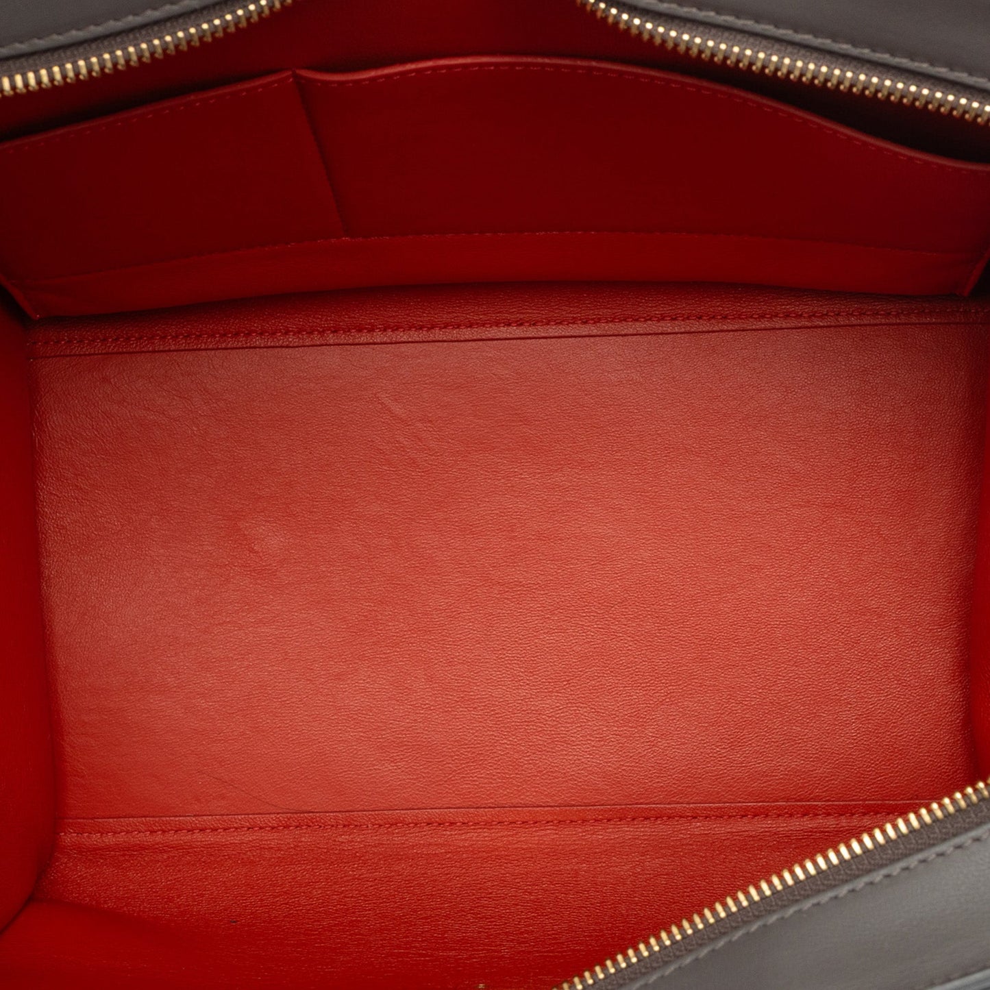 Celine Medium Tricolor Calfskin and Suede Trapeze Satchel