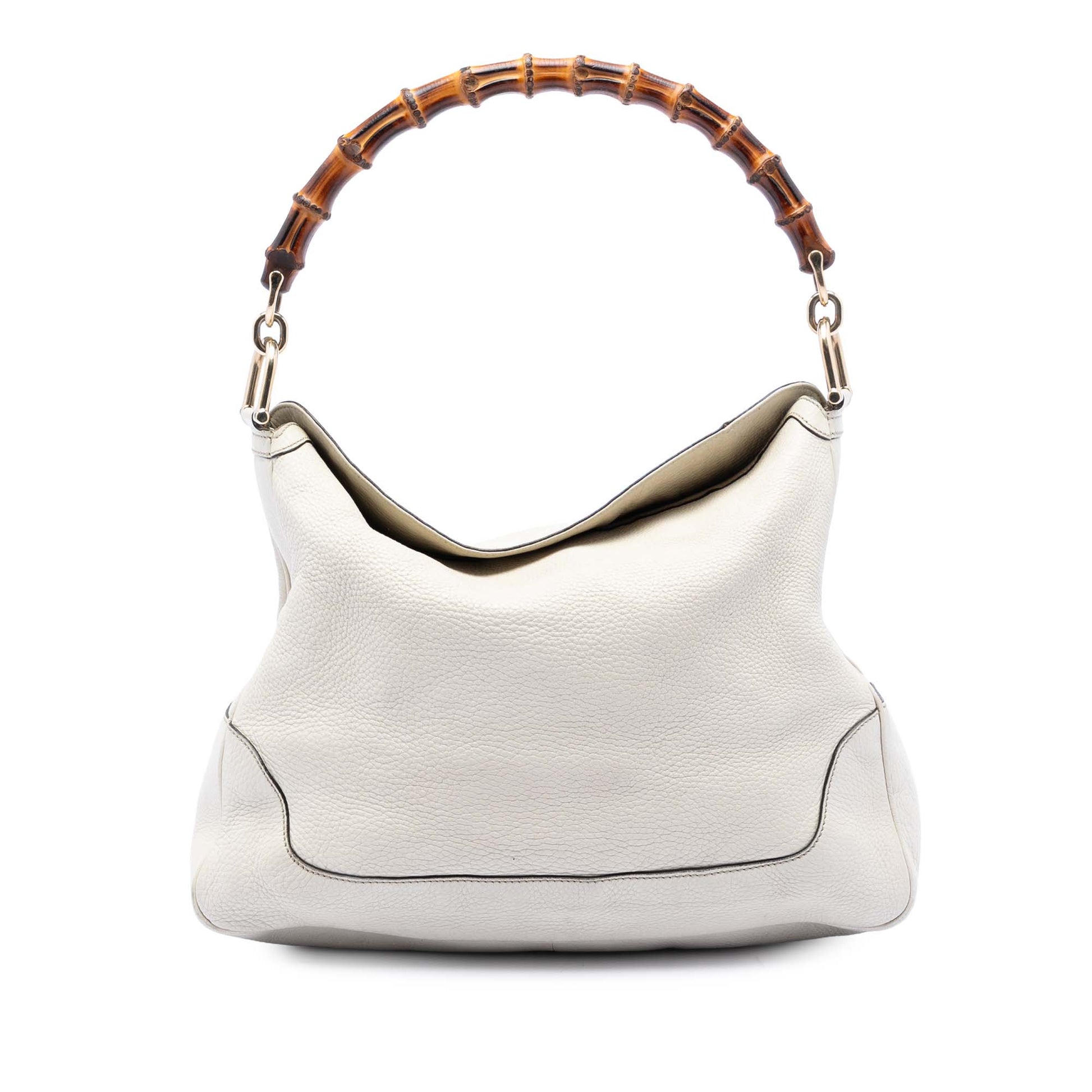 Gucci Calfskin Bamboo Diana Satchel