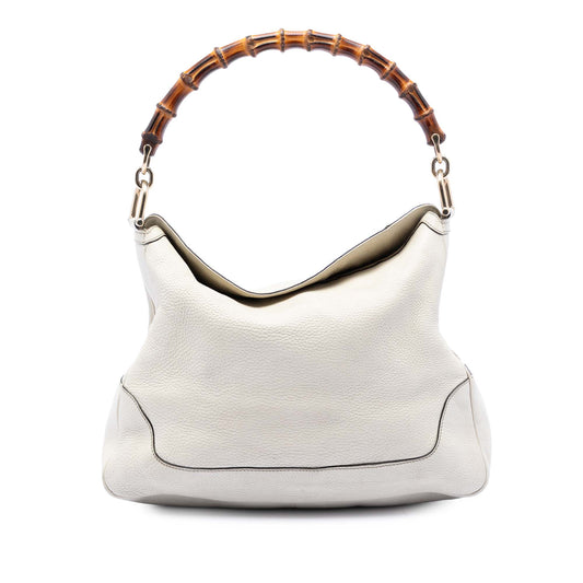 Gucci Calfskin Bamboo Diana Satchel