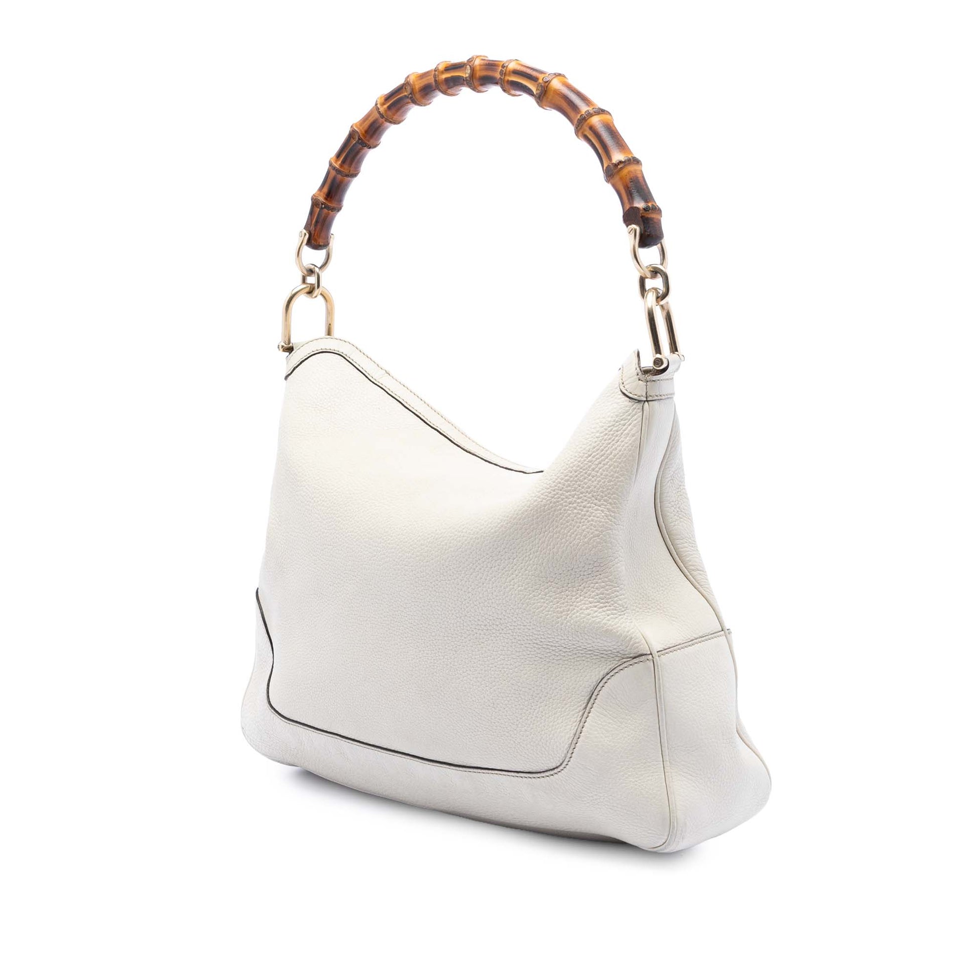 Gucci Calfskin Bamboo Diana Satchel