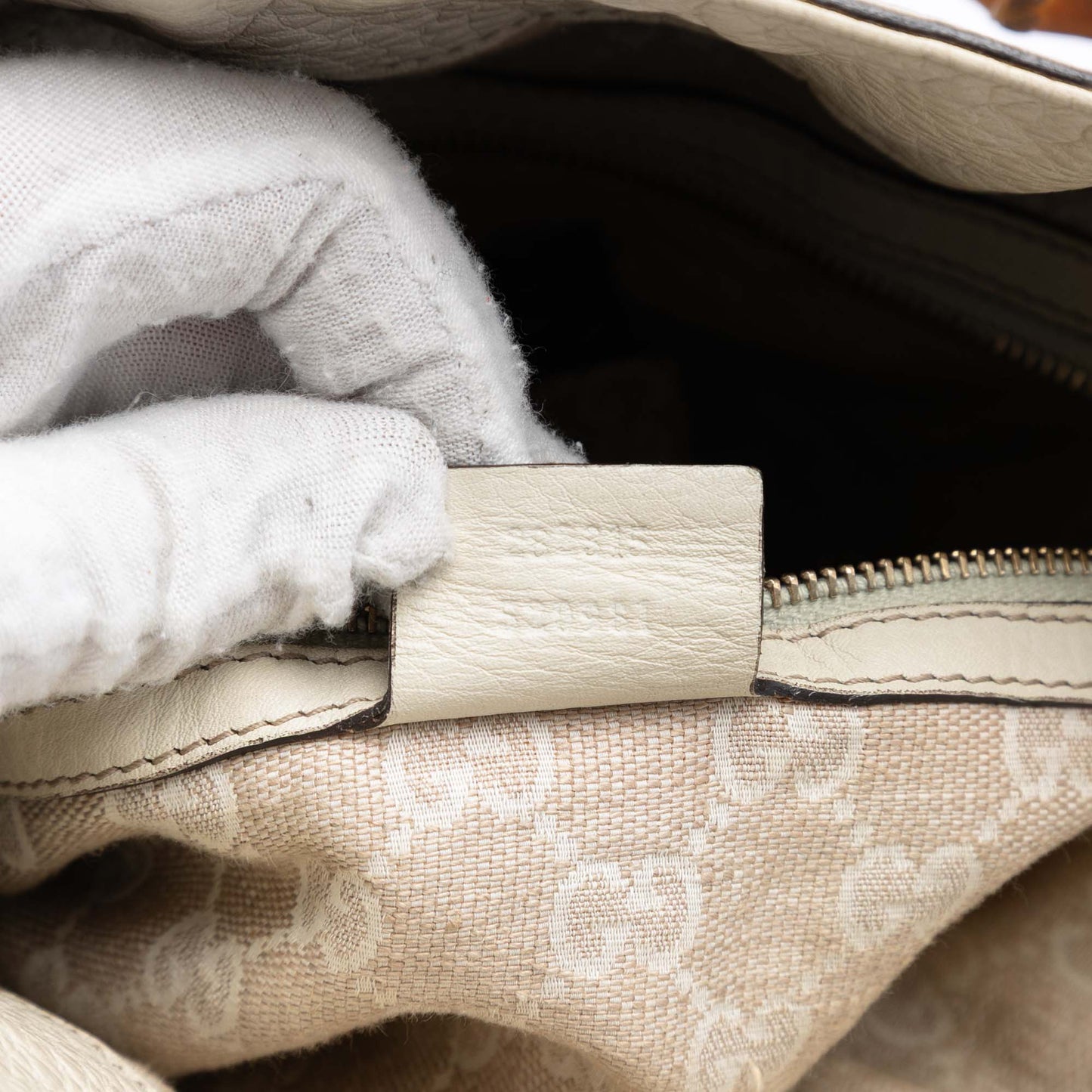 Gucci Calfskin Bamboo Diana Satchel