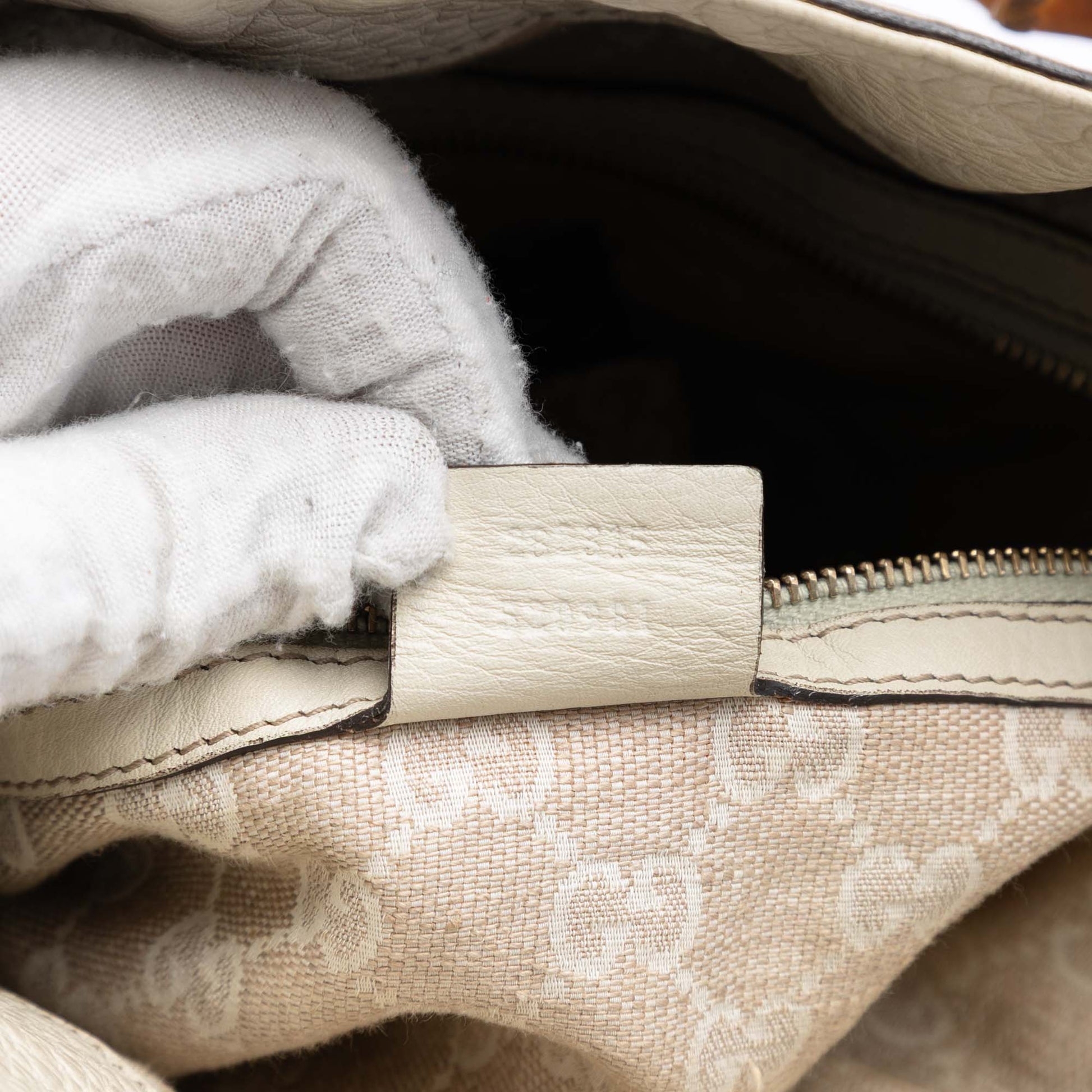 Gucci Calfskin Bamboo Diana Satchel
