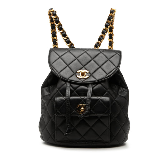 Chanel Medium Quilted Lambskin Duma Backpack