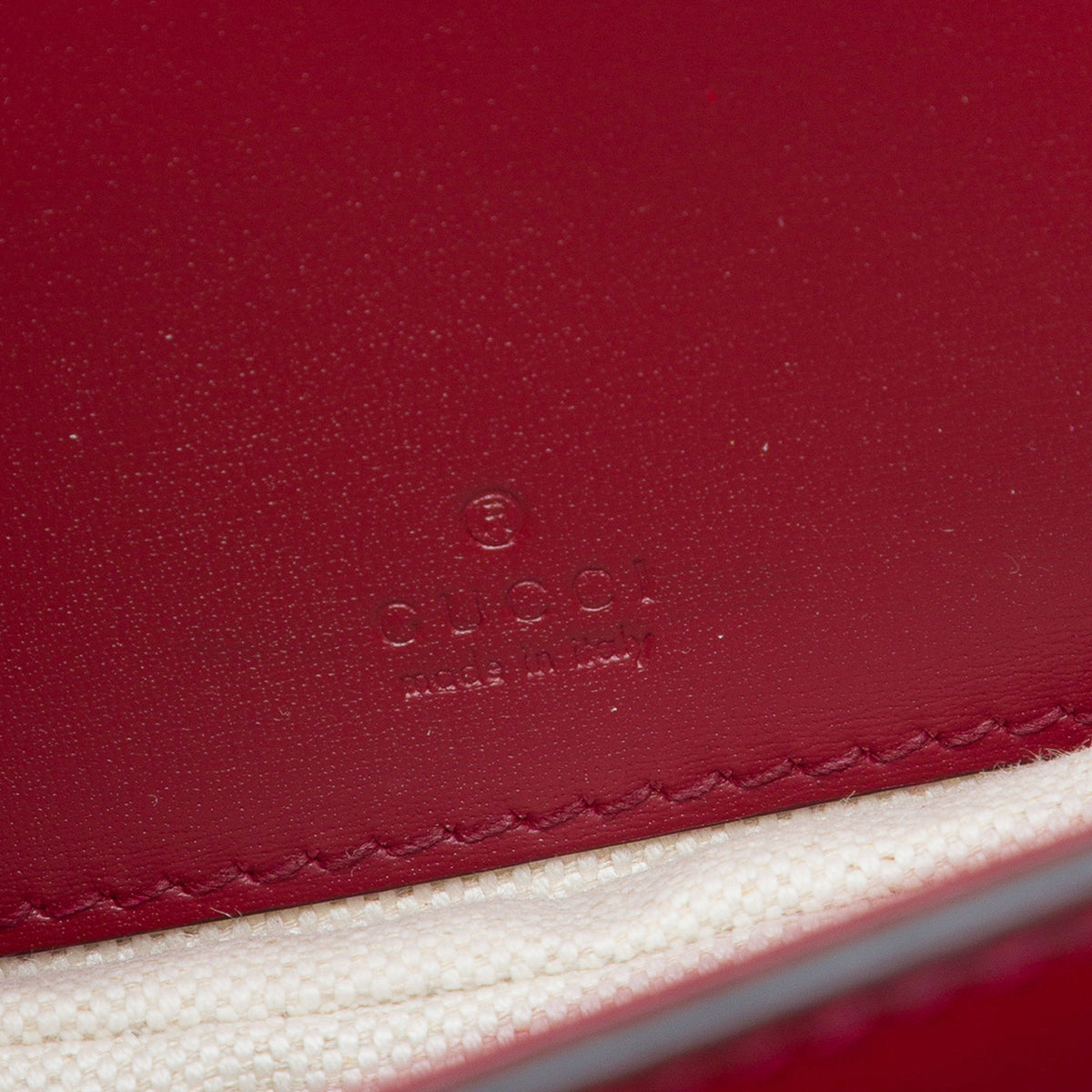 Gucci Mini Calfskin 1947 Bamboo Top Handle Bag — Red
