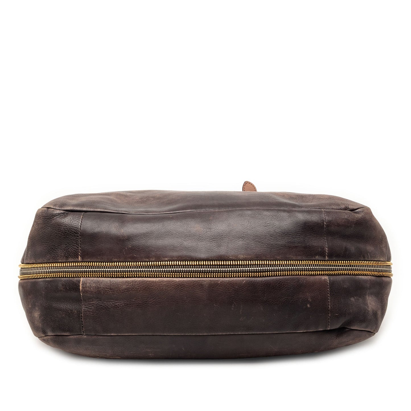 Prada Ombre Vitello Daino Side Zip Convertible Tote