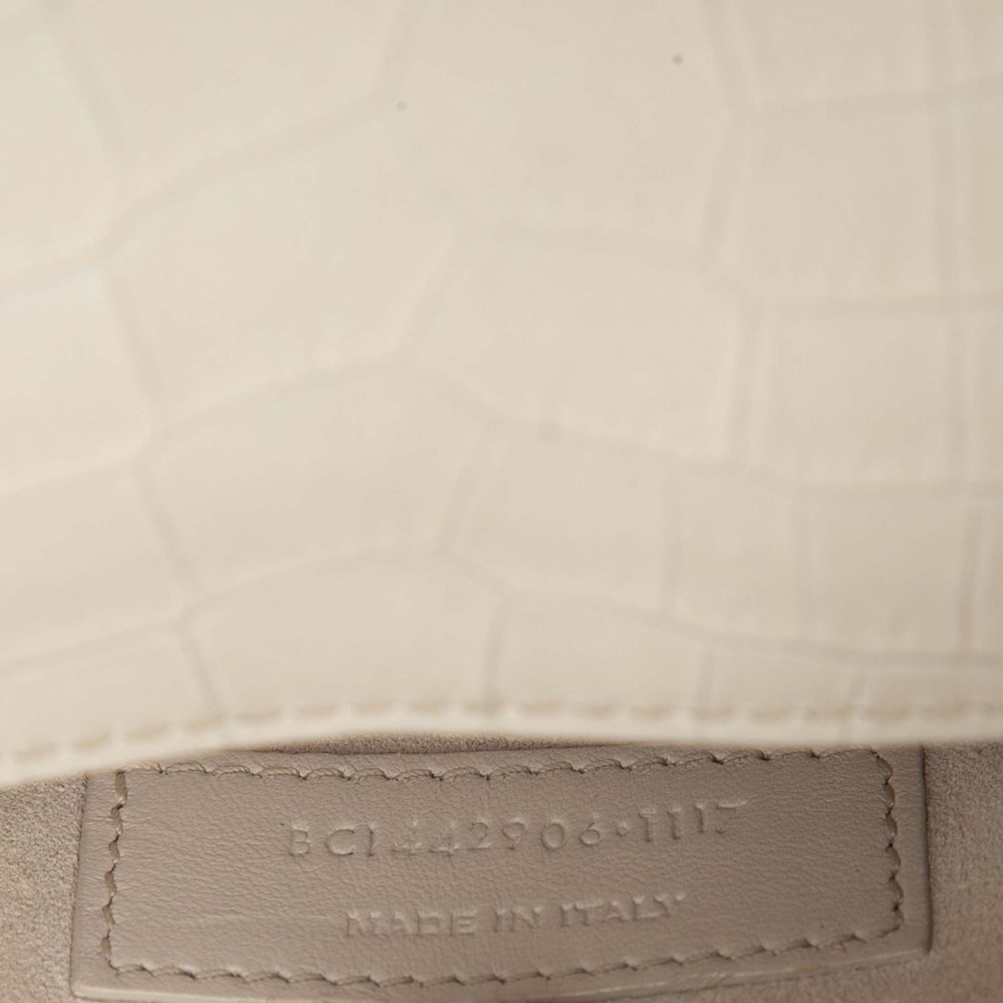 Saint Laurent Medium Croc Embossed Leather Monogram Sunset Crossbody