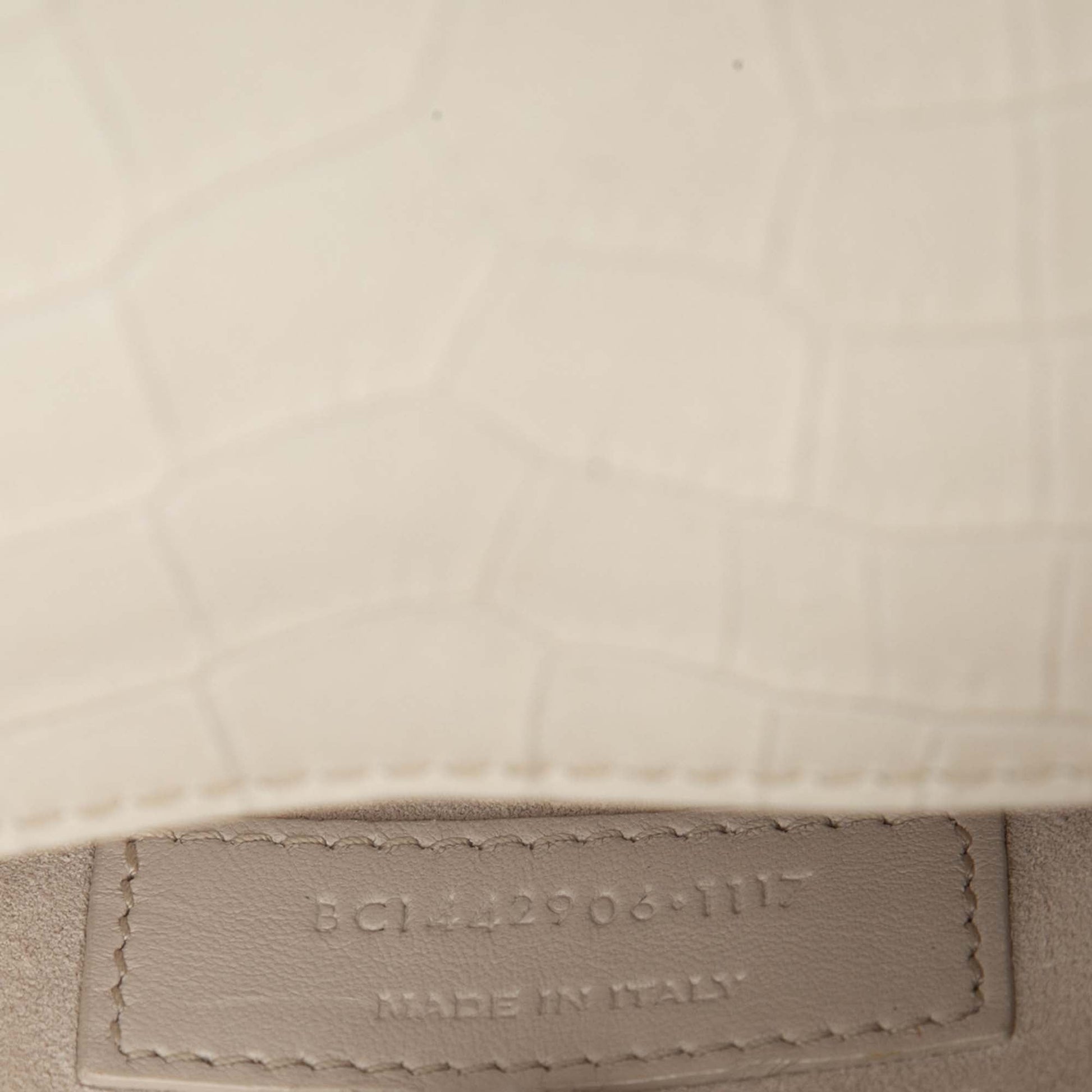 Saint Laurent Medium Croc Embossed Leather Monogram Sunset Crossbody
