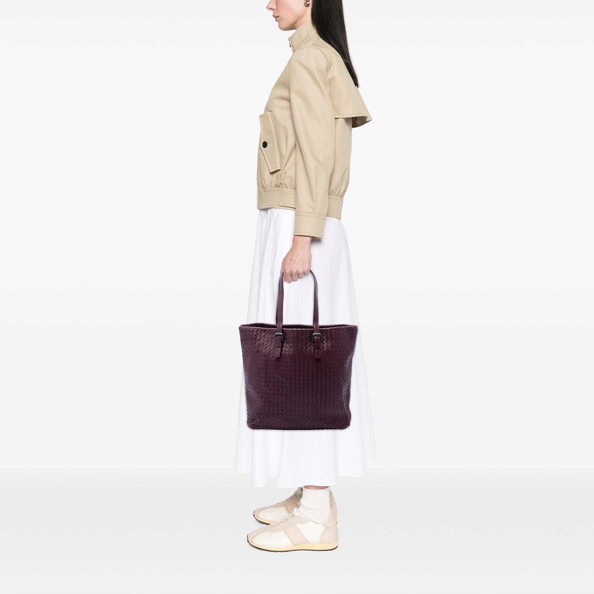 Bottega Veneta Nappa Intrecciato Belt Strap Tote