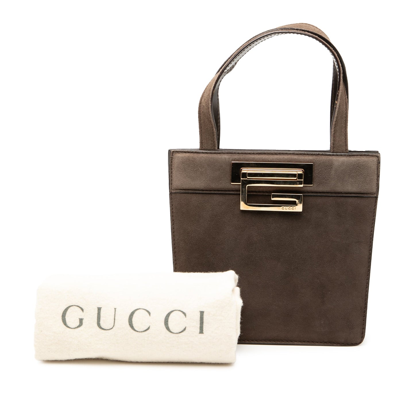 Gucci Suede Square G Handbag