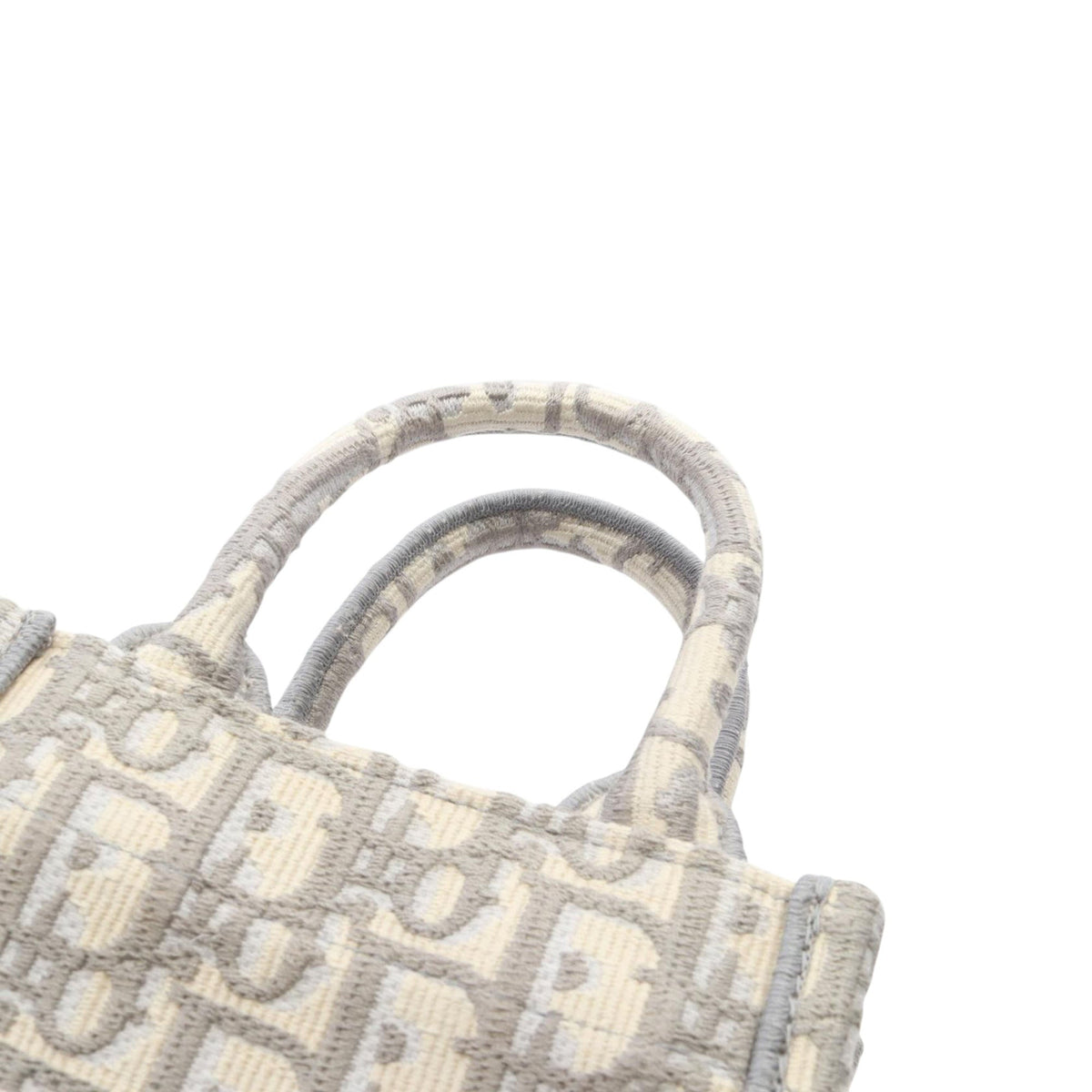 Dior Mini Oblique Canvas Vertical Book Tote