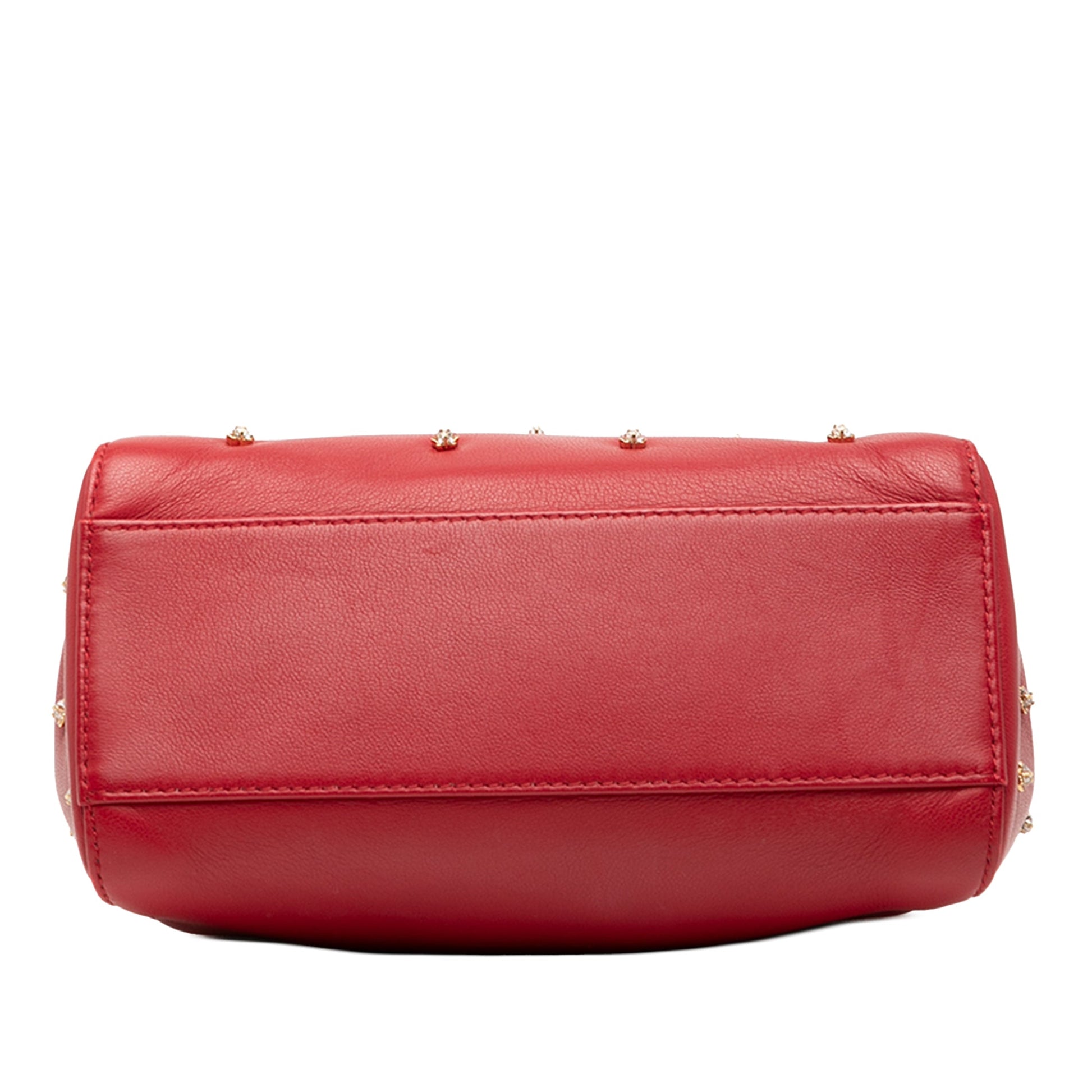 Fendi XS Crystal Star Studded Peekaboo Iconic Satchel