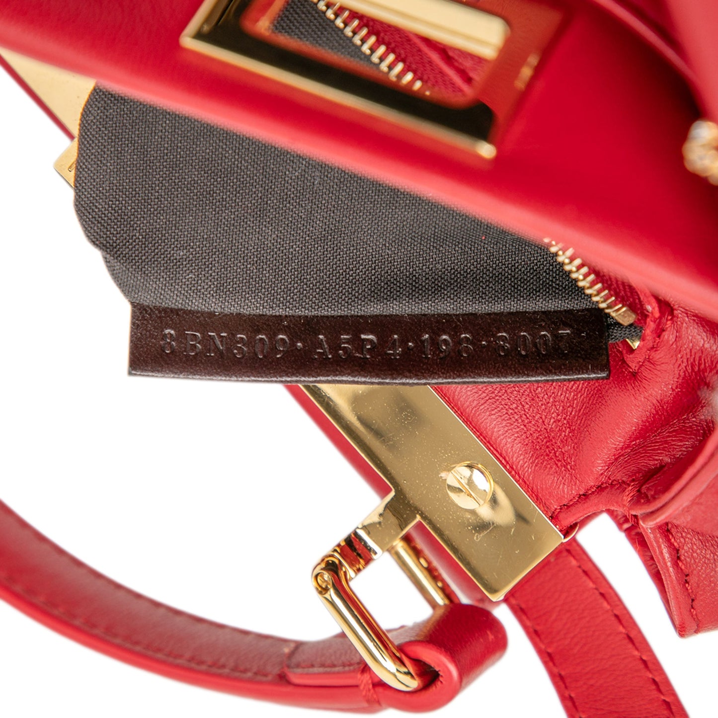 Fendi XS Crystal Star Studded Peekaboo Iconic Satchel