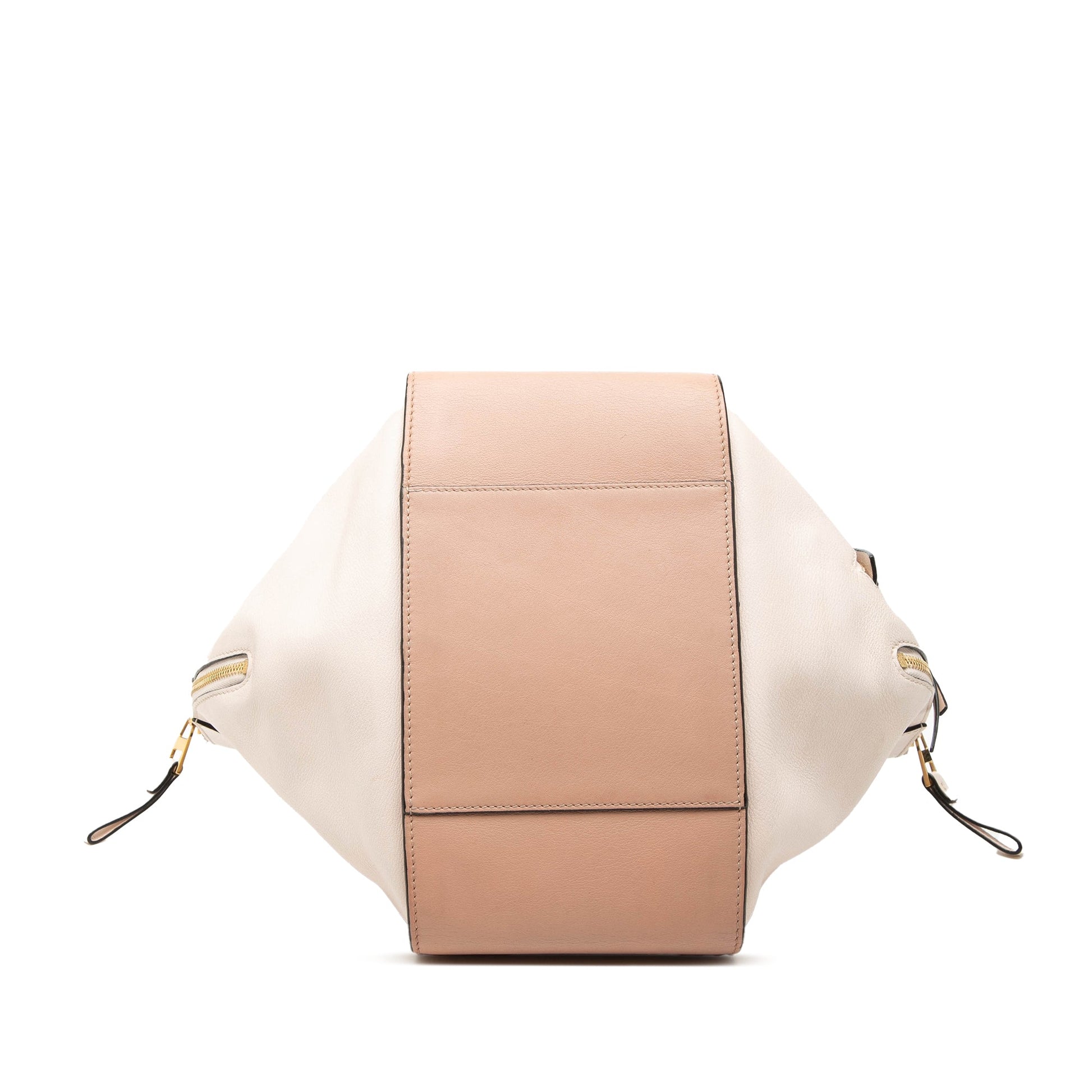 LOEWE Small Bicolor Leather Hammock Satchel