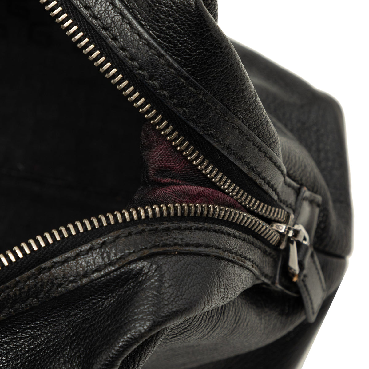 Gucci Calfskin Boston Bag — Black