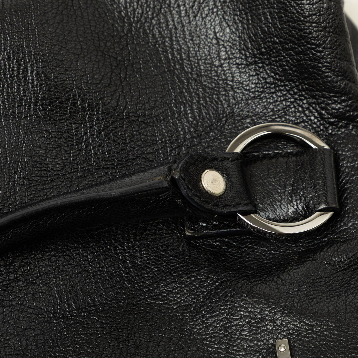 Gucci Calfskin Boston Bag — Black