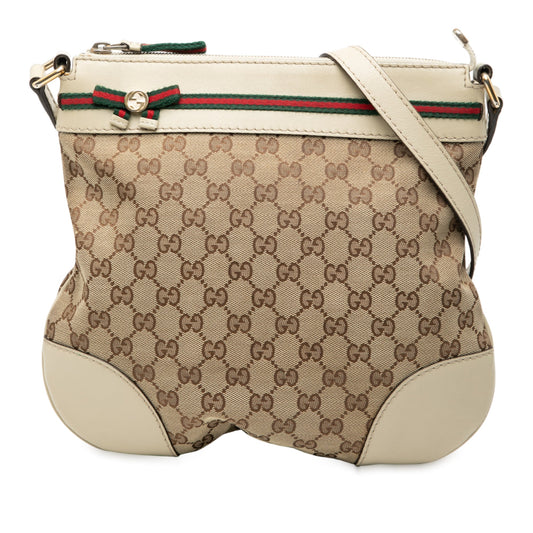 Gucci GG Canvas Web Mayfair Crossbody