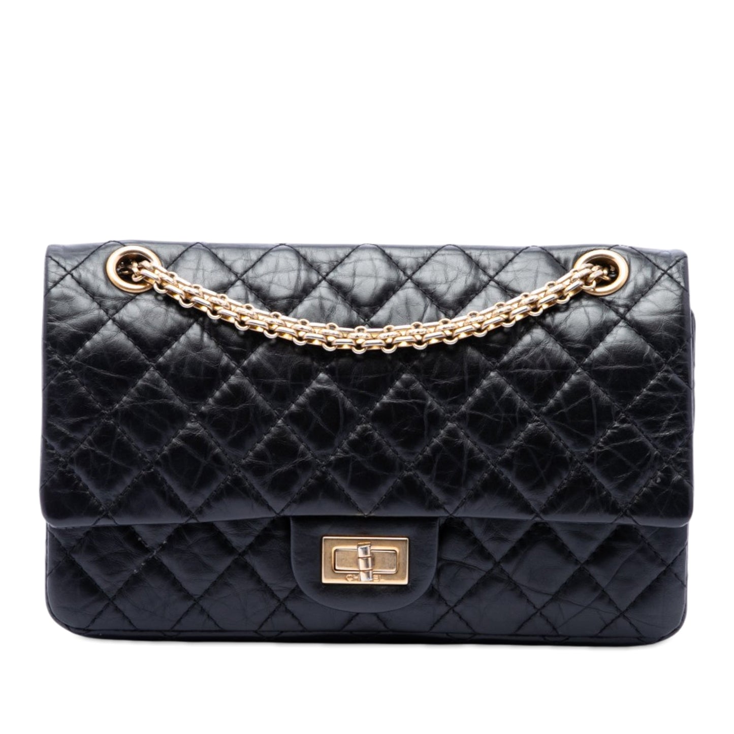 Chanel Quilted Aged Calfskin Reissue 2.55 Double Flap 225