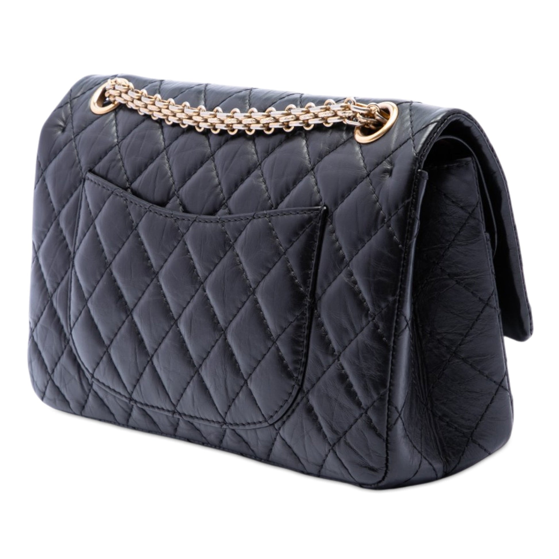 Chanel Quilted Aged Calfskin Reissue 2.55 Double Flap 225