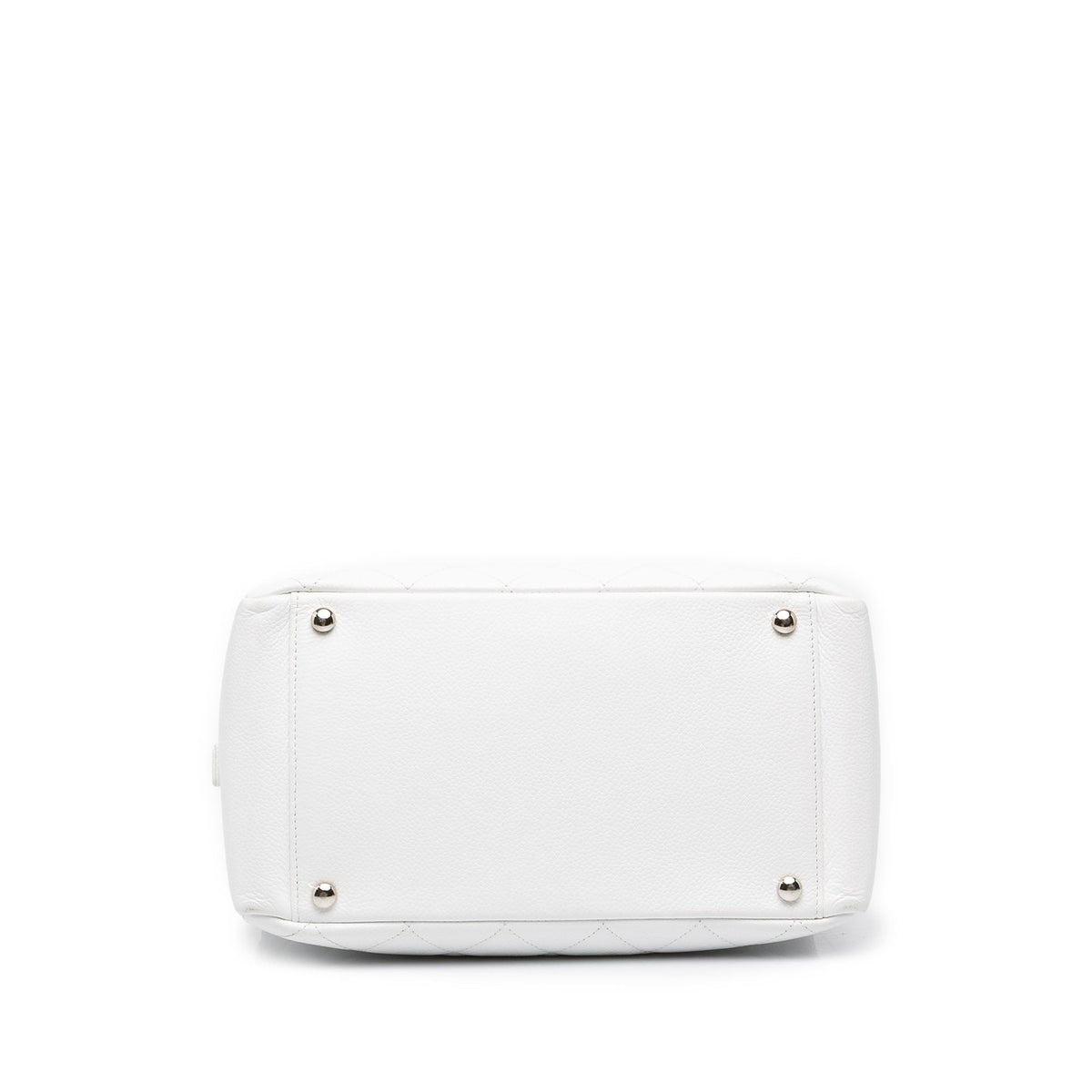 Chanel Petite Caviar Timeless Tote — White