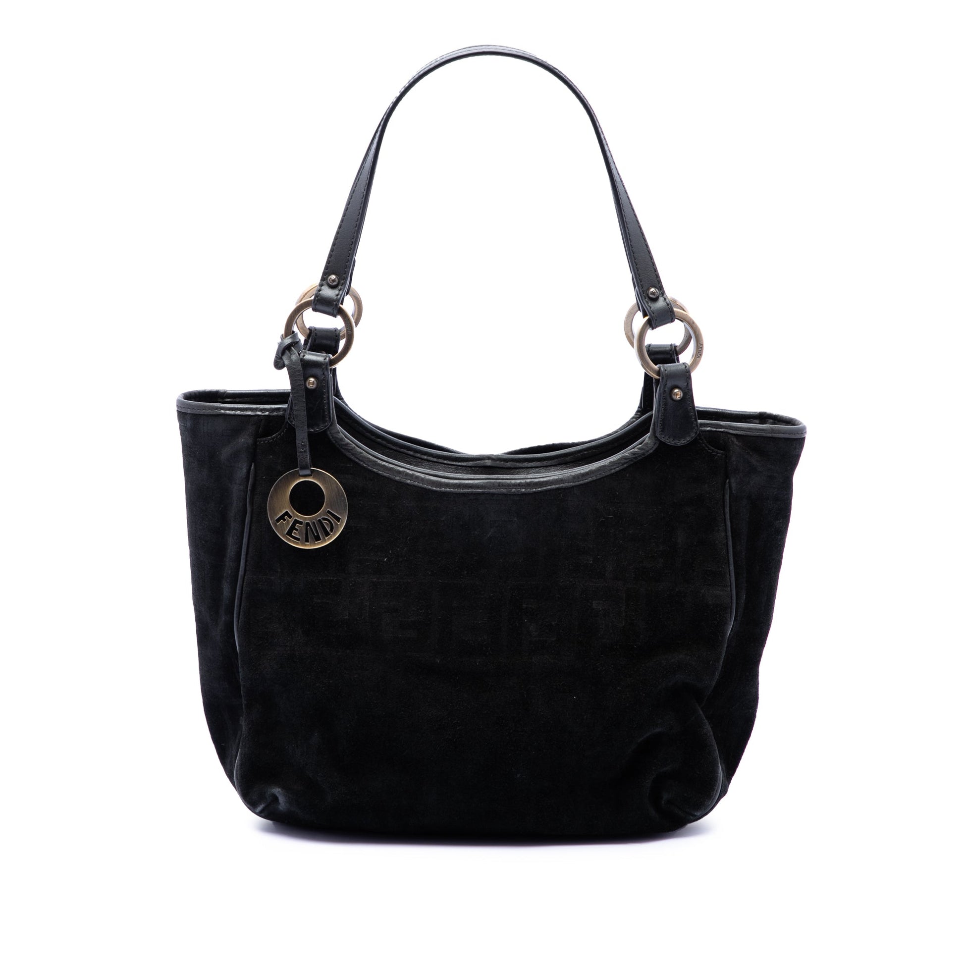 Fendi Zucca Suede Chef Tote