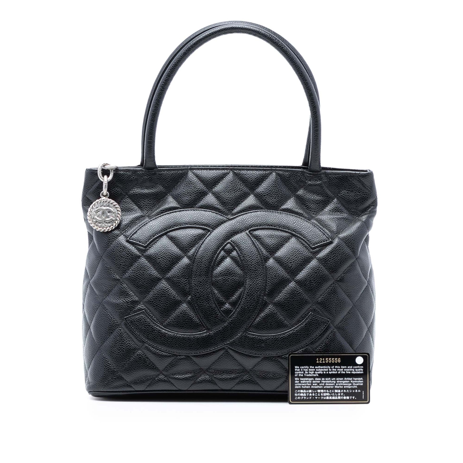 Chanel Caviar Medallion Tote