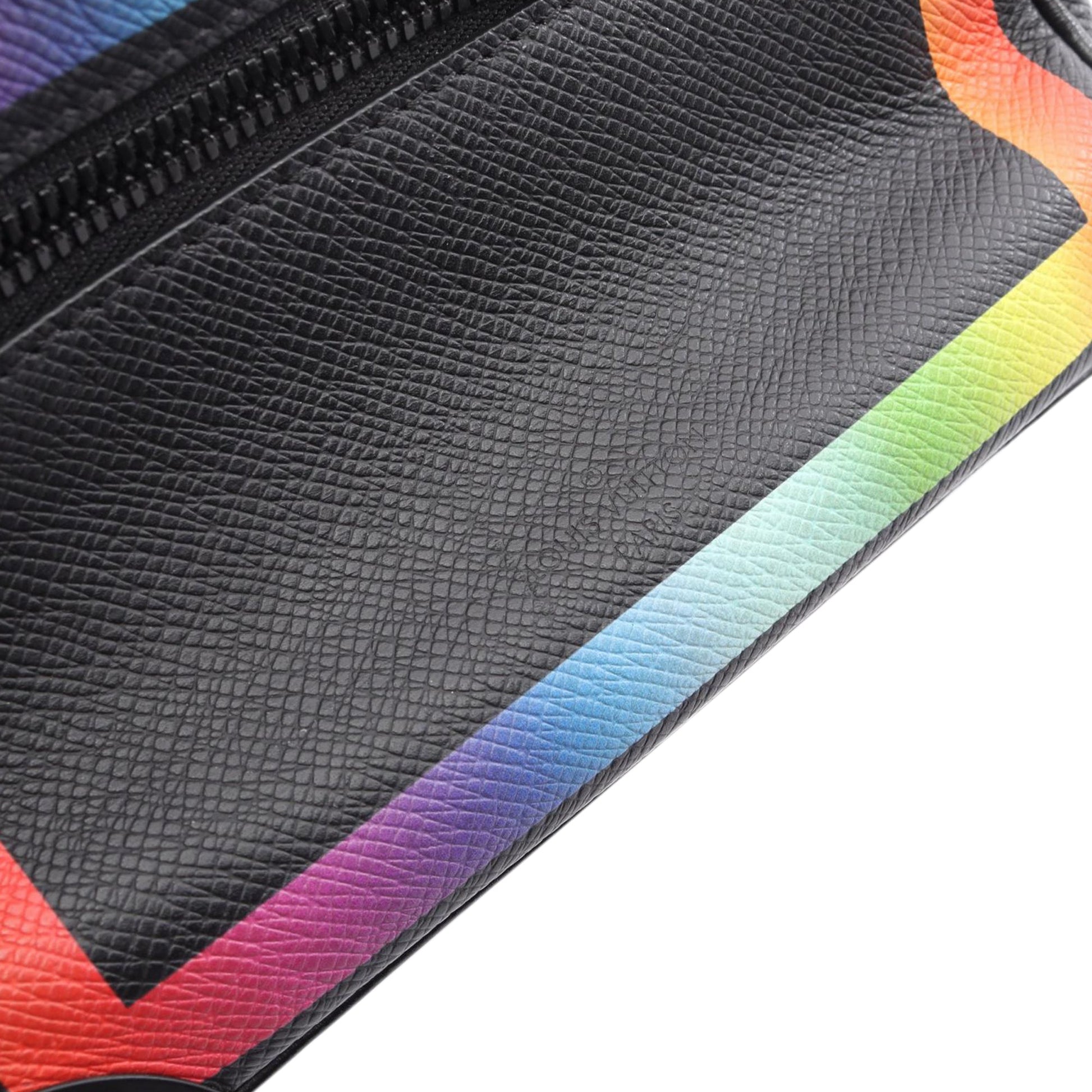 Louis Vuitton Taiga Rainbow Soft Trunk
