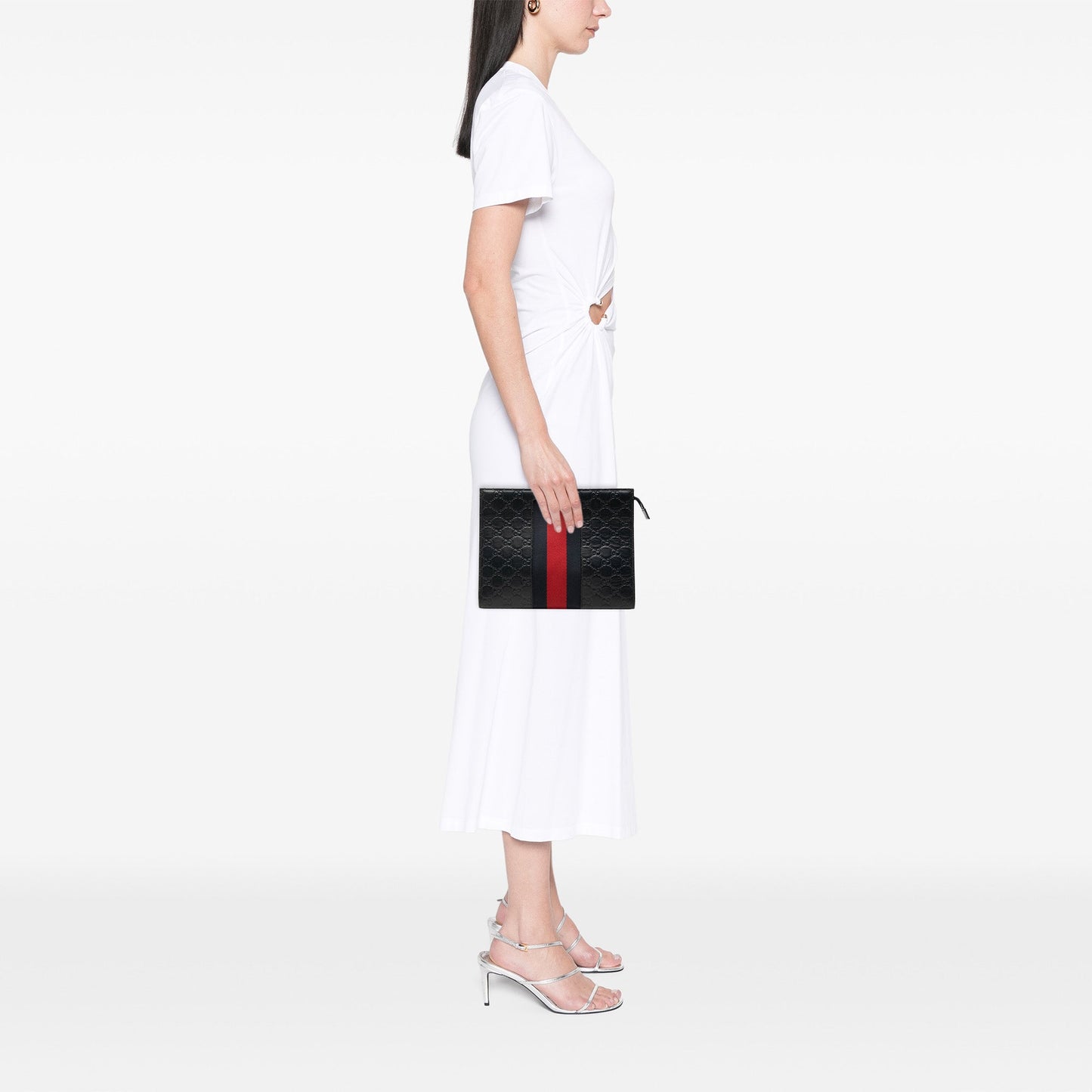 Gucci Guccissima Web Clutch