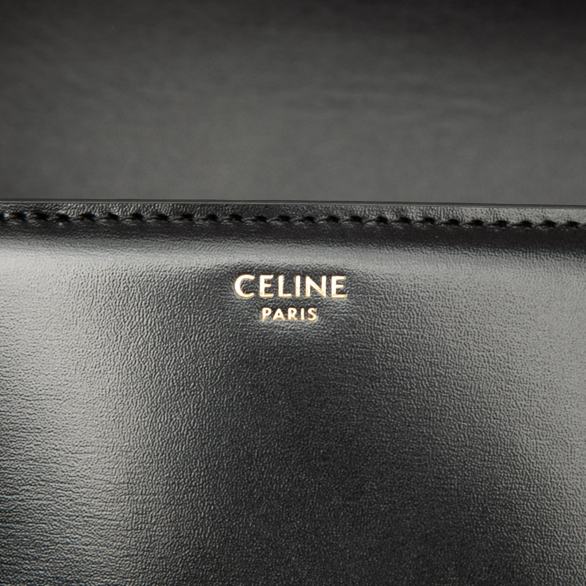 Celine Teen Shiny Calfskin Triomphe Crossbody