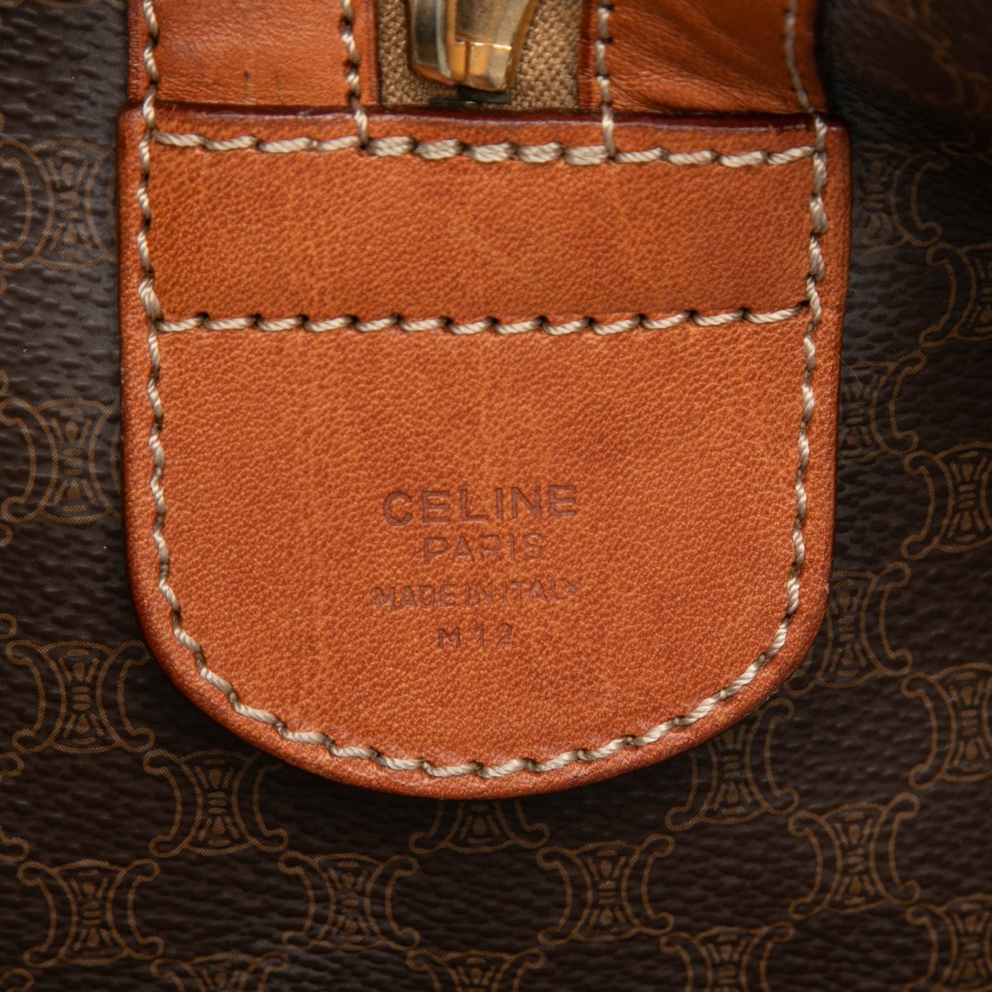 Celine Macadam Coated Canvas Travel Bag