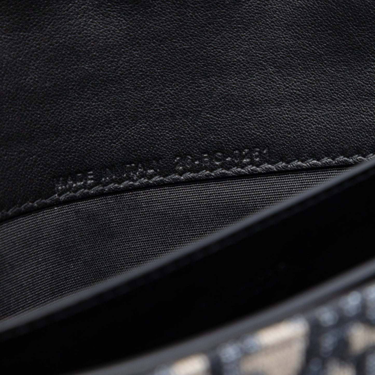 Dior Oblique Canvas and Leather Saddle Flap Portfolio Pouch