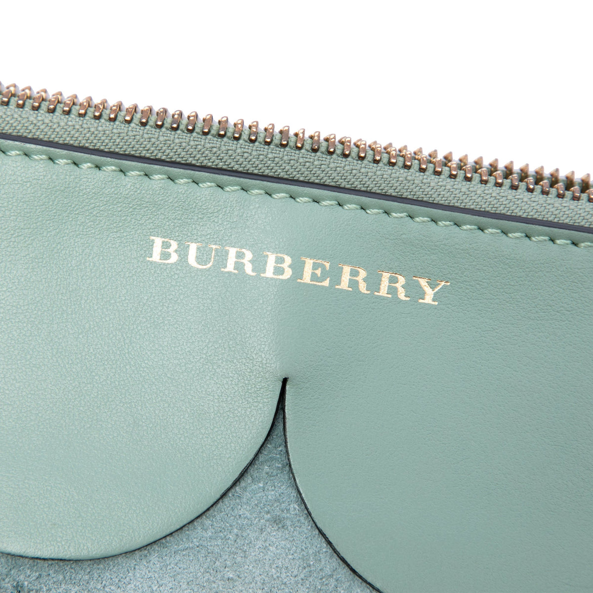 Burberry Scalloped Leather and Suede Peyton Crossbody