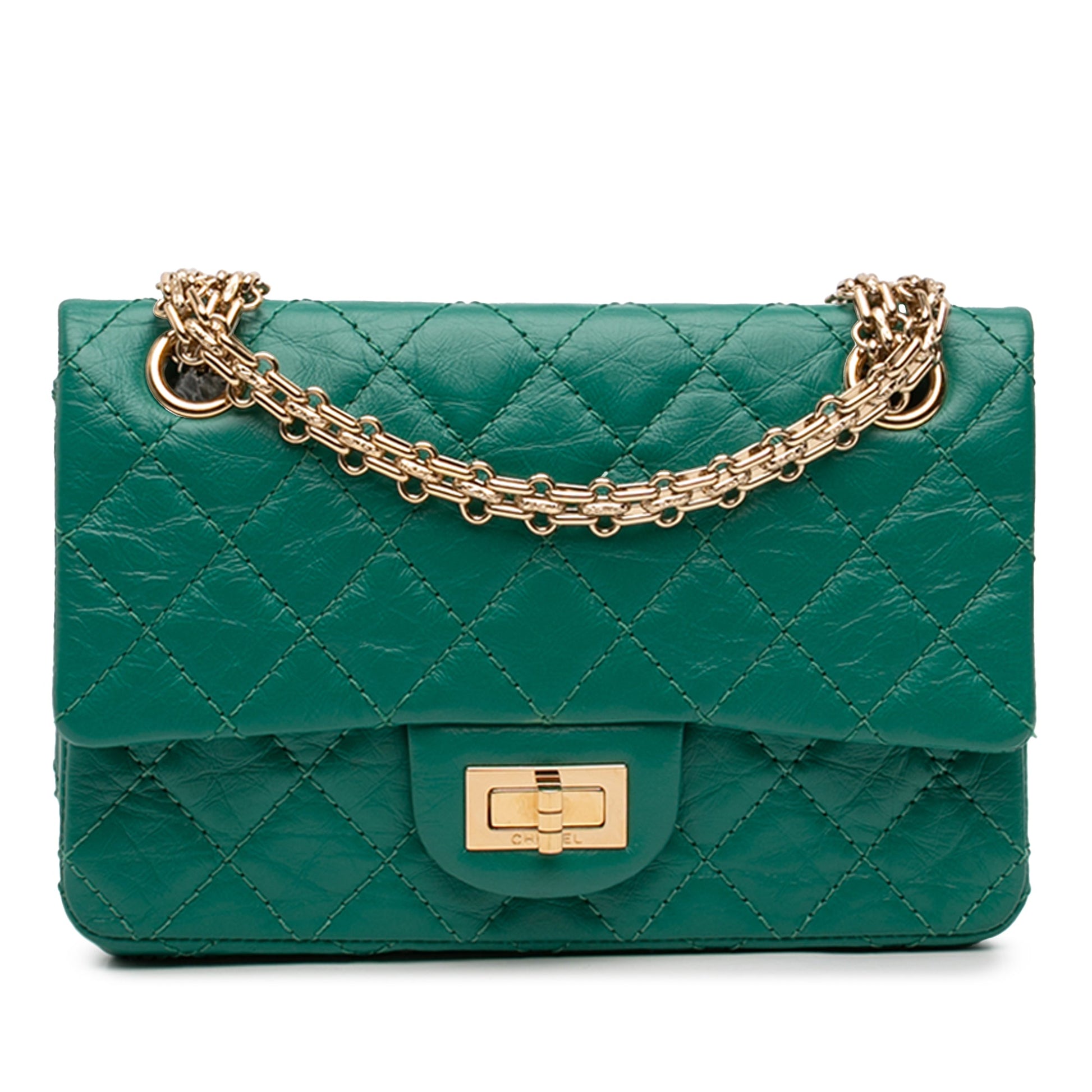 Chanel Quilted Aged Calfskin Reissue 2.55 Single Flap 224