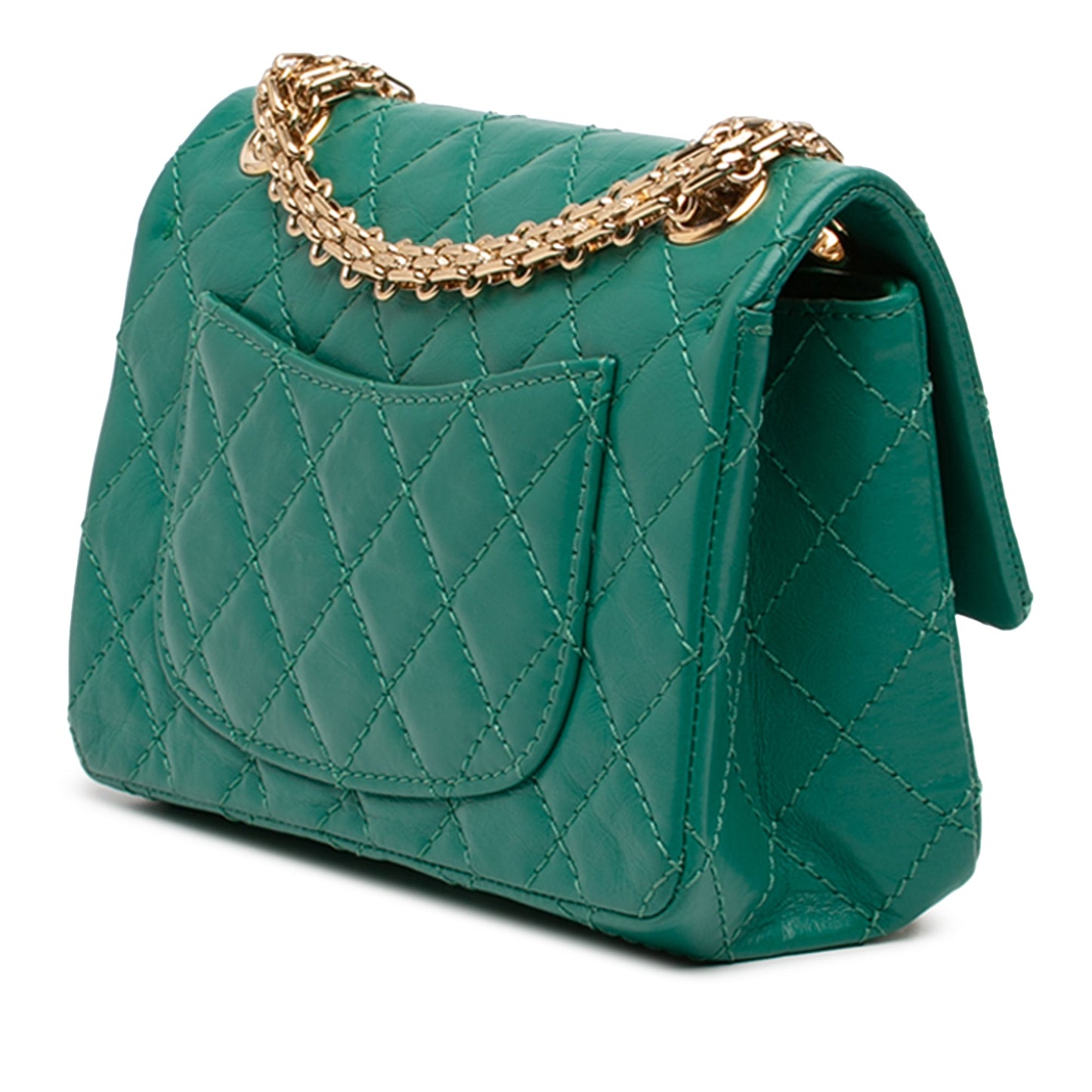 Chanel Quilted Aged Calfskin Reissue 2.55 Single Flap 224