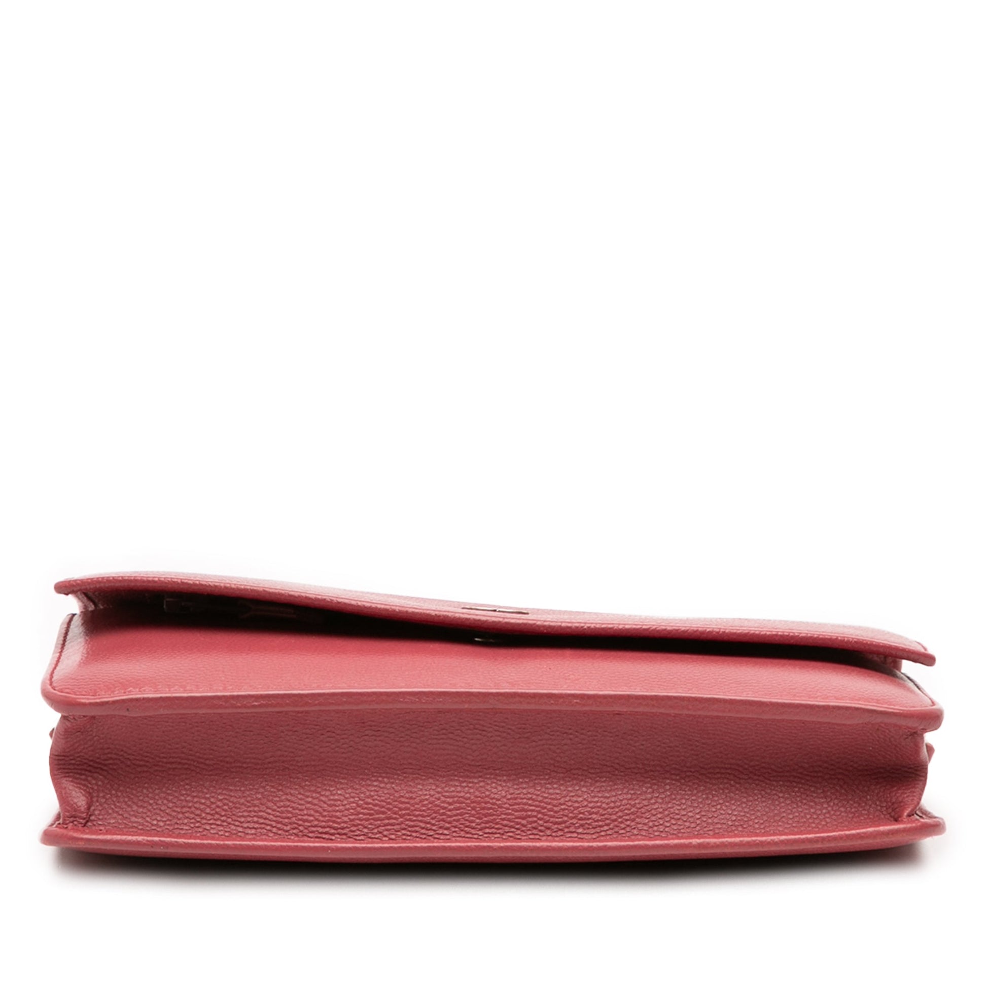 Chanel CC Caviar Sevruga Wallet On Chain