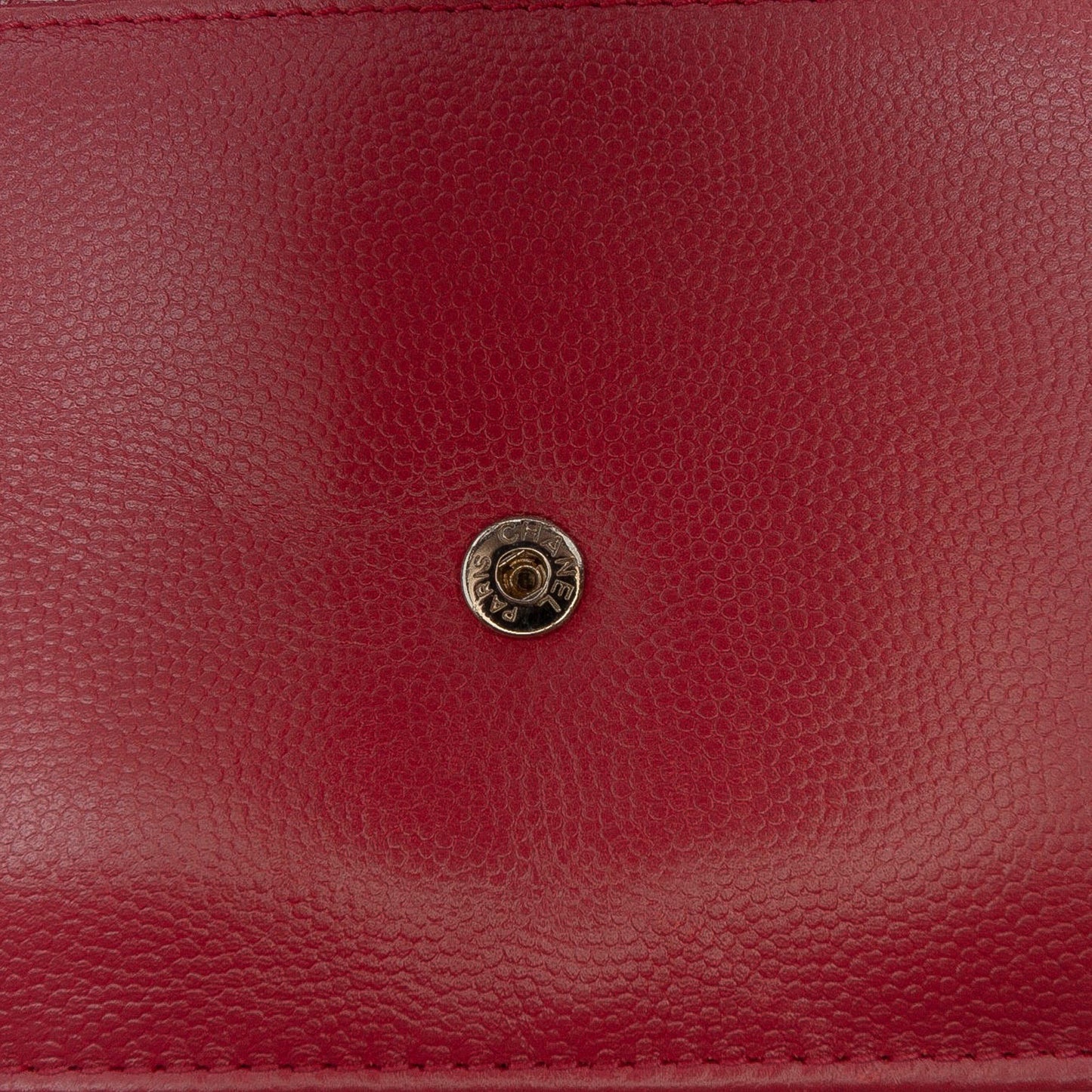 Chanel CC Caviar Sevruga Wallet On Chain