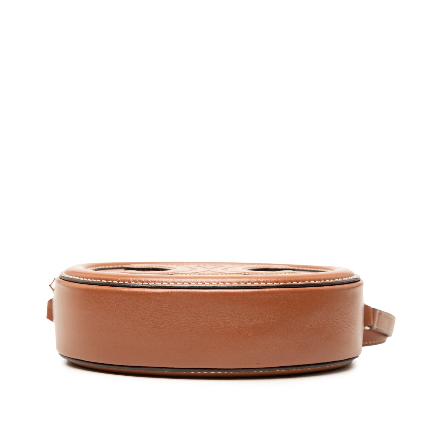 Celine Small Calfskin Cuir Triomphe Oval Crossbody