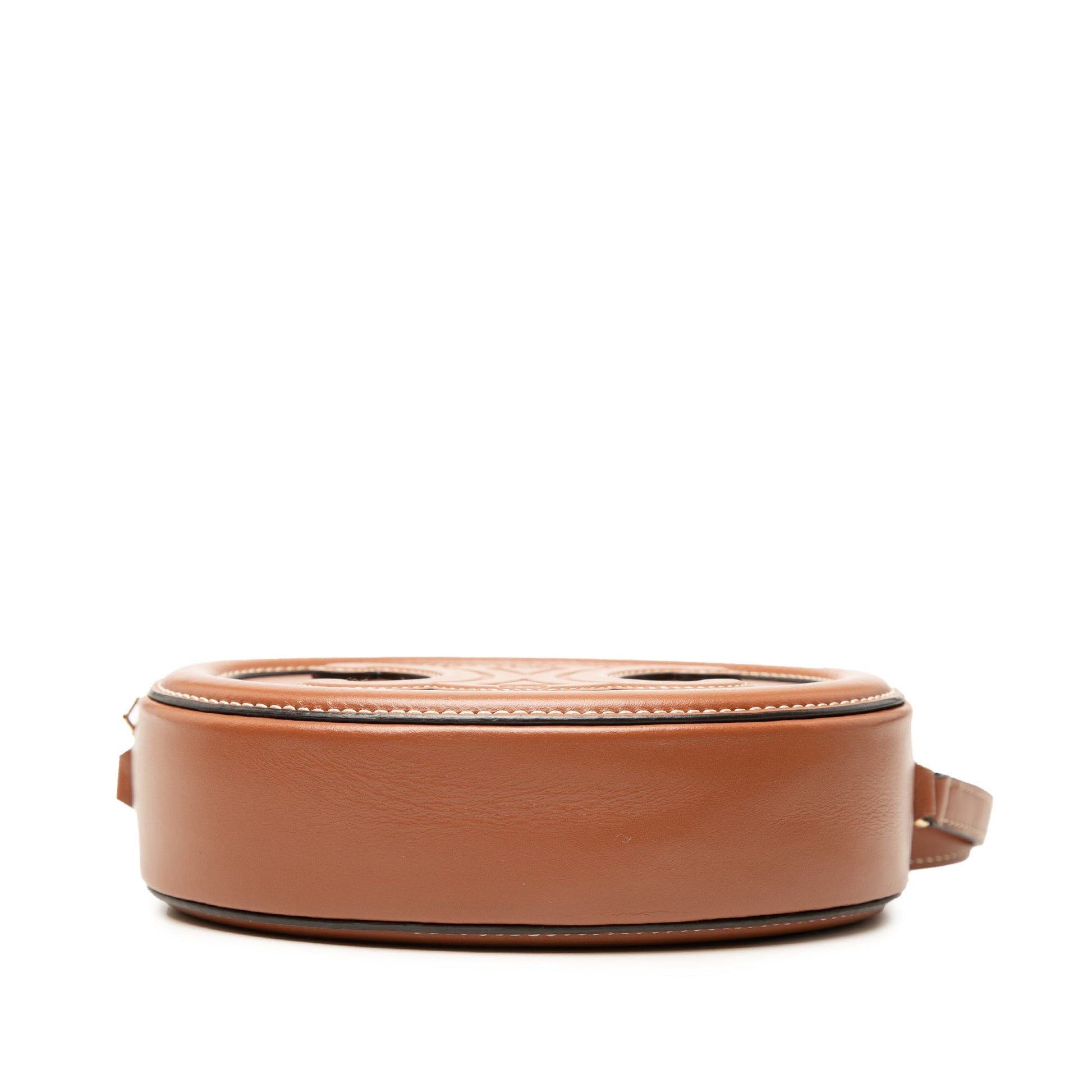 Celine Small Calfskin Cuir Triomphe Oval Crossbody