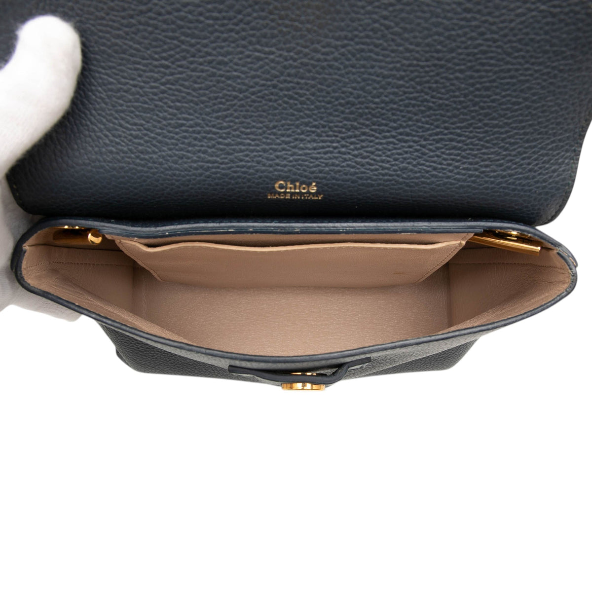 Chloé Small Tricolor Leather Clare Crossbody