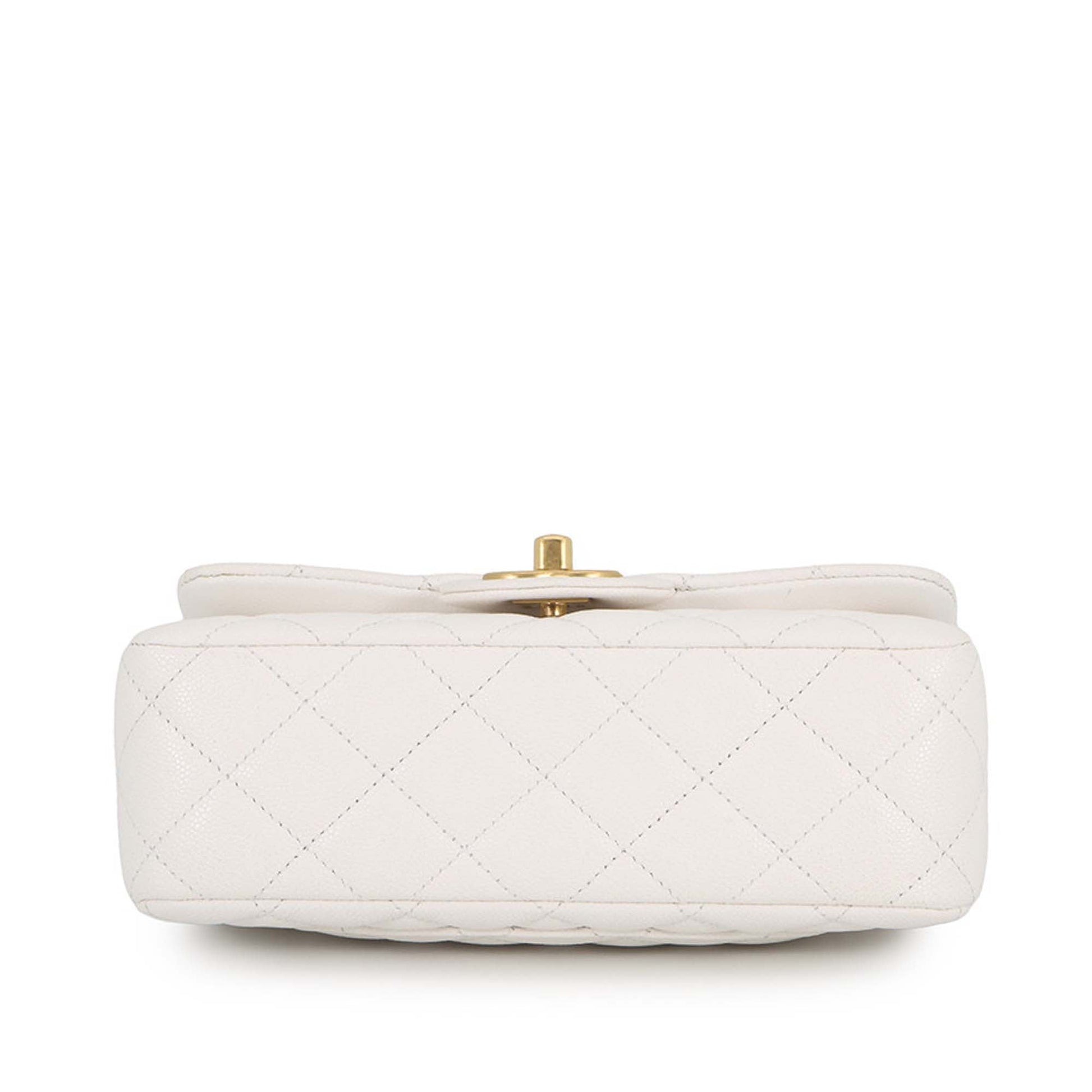 Chanel Mini CC Quilted Caviar Handy Flap