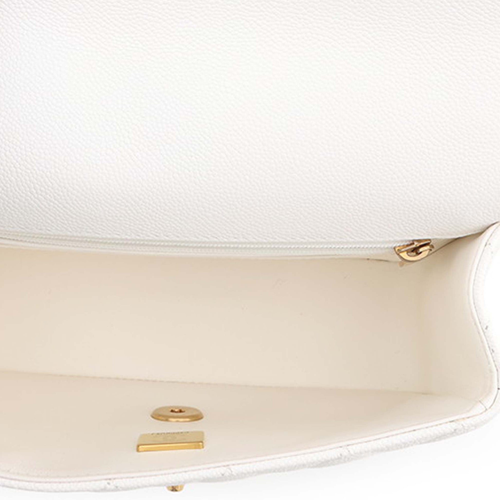 Chanel Mini CC Quilted Caviar Handy Flap