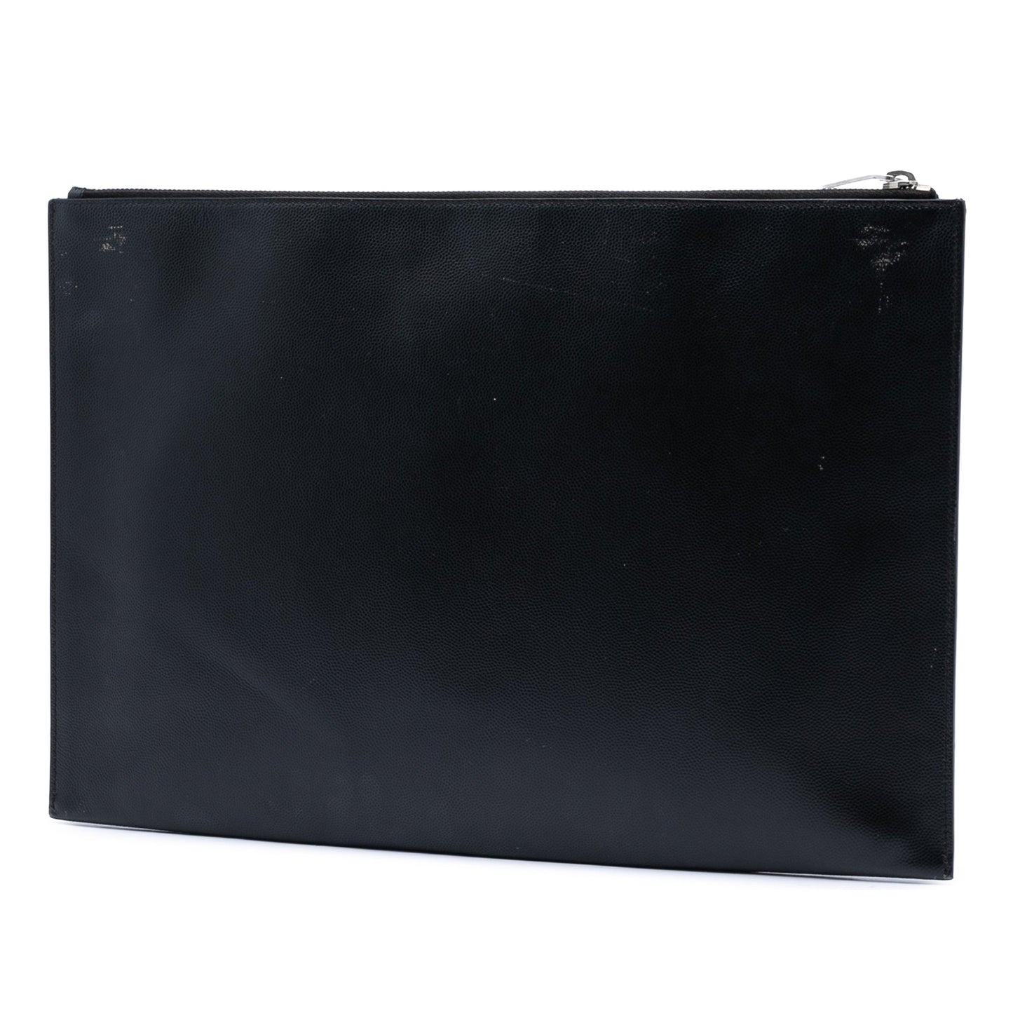 Saint Laurent Grain De Poudre Zip Document Holder