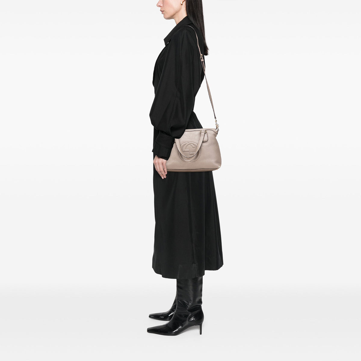 Gucci Small Leather Soho Working Satchel